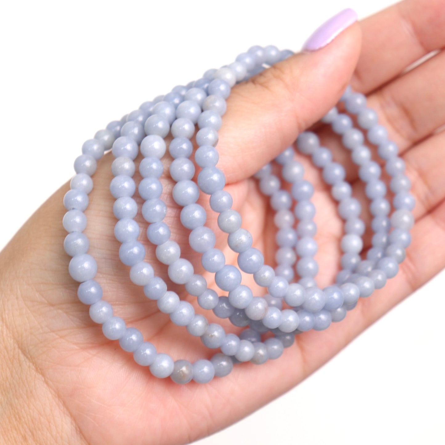 Angelite Bracelet | 6mm