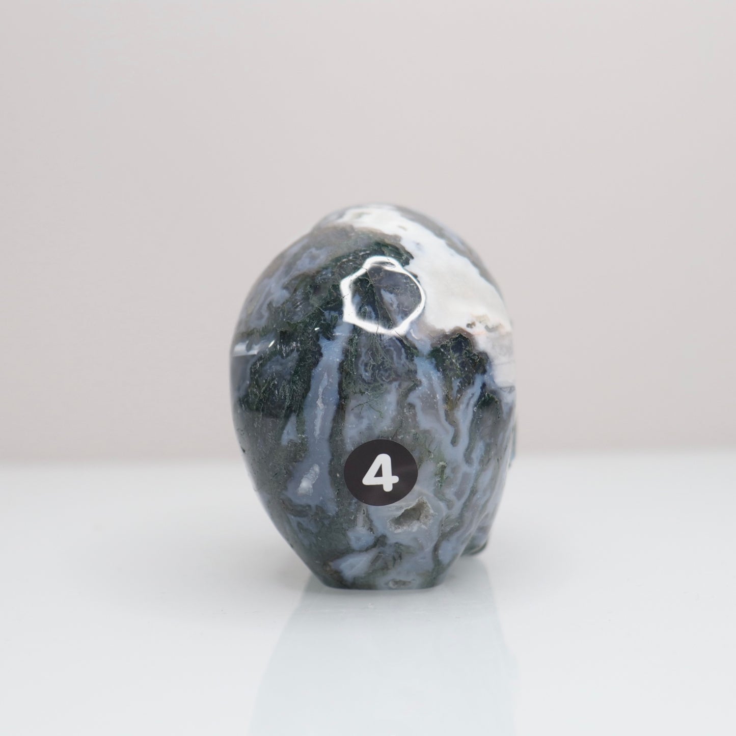Moss Agate Skull | 4