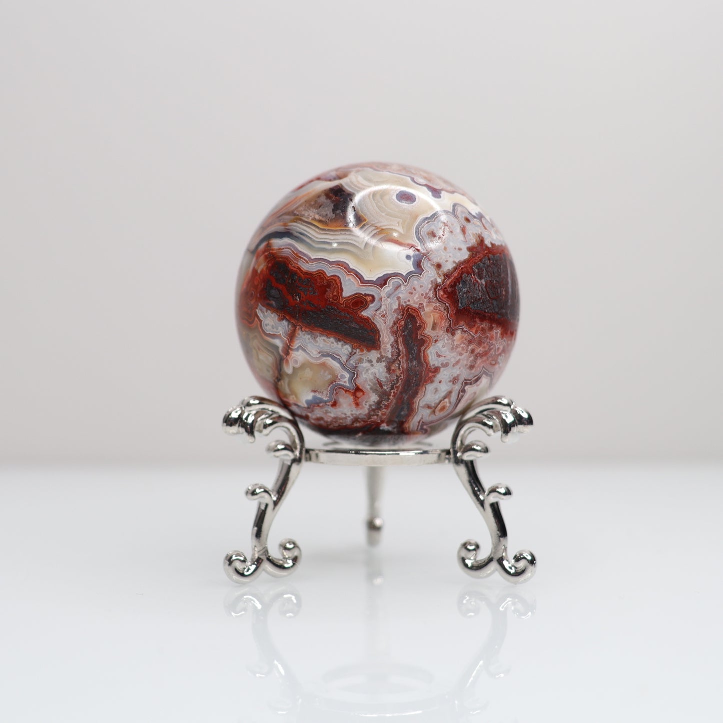 Mexican Lace Agate Sphere | 15
