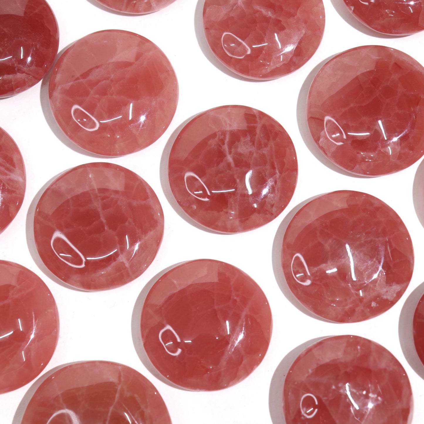 Rose Calcite Flat Stones