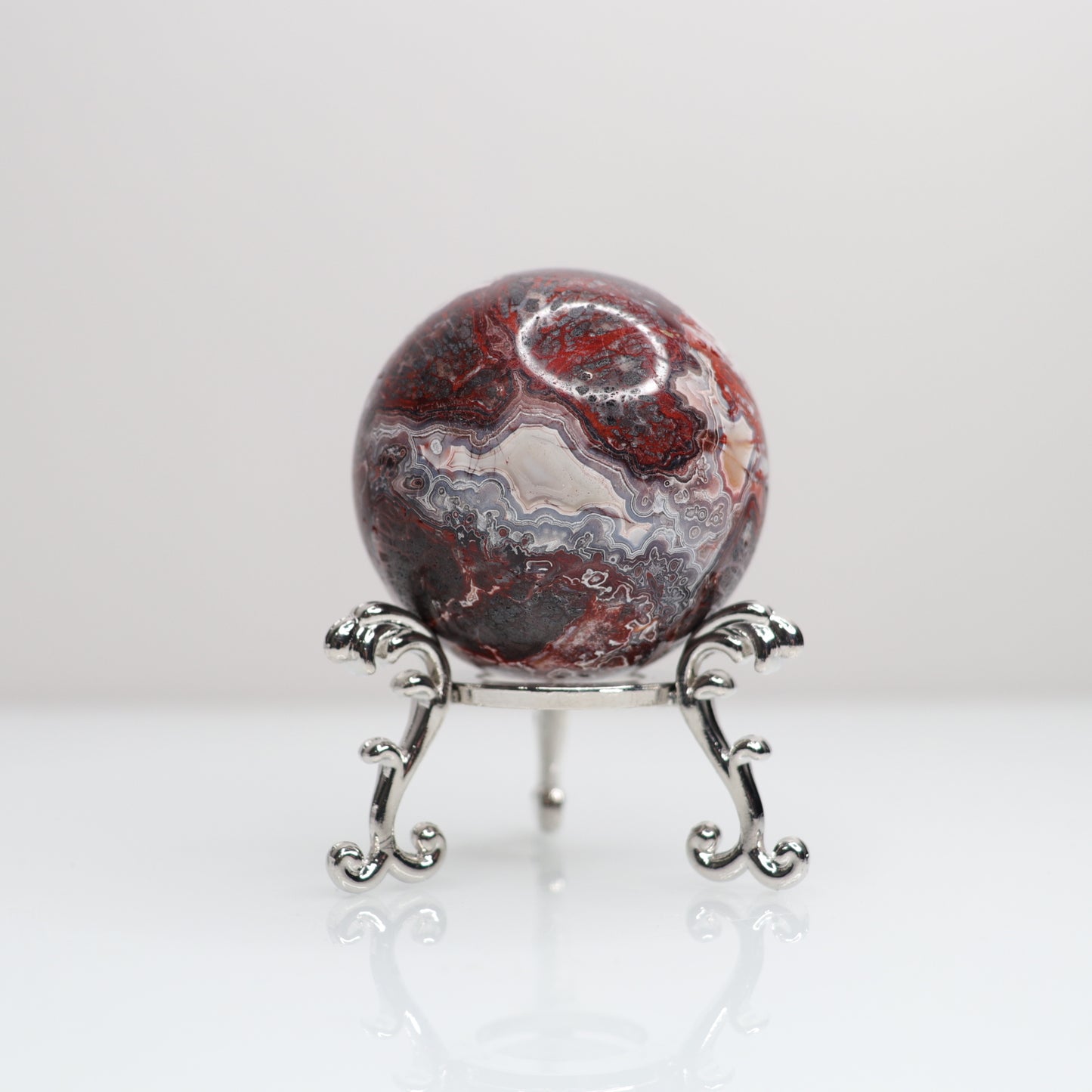 Mexican Lace Agate Sphere | 6