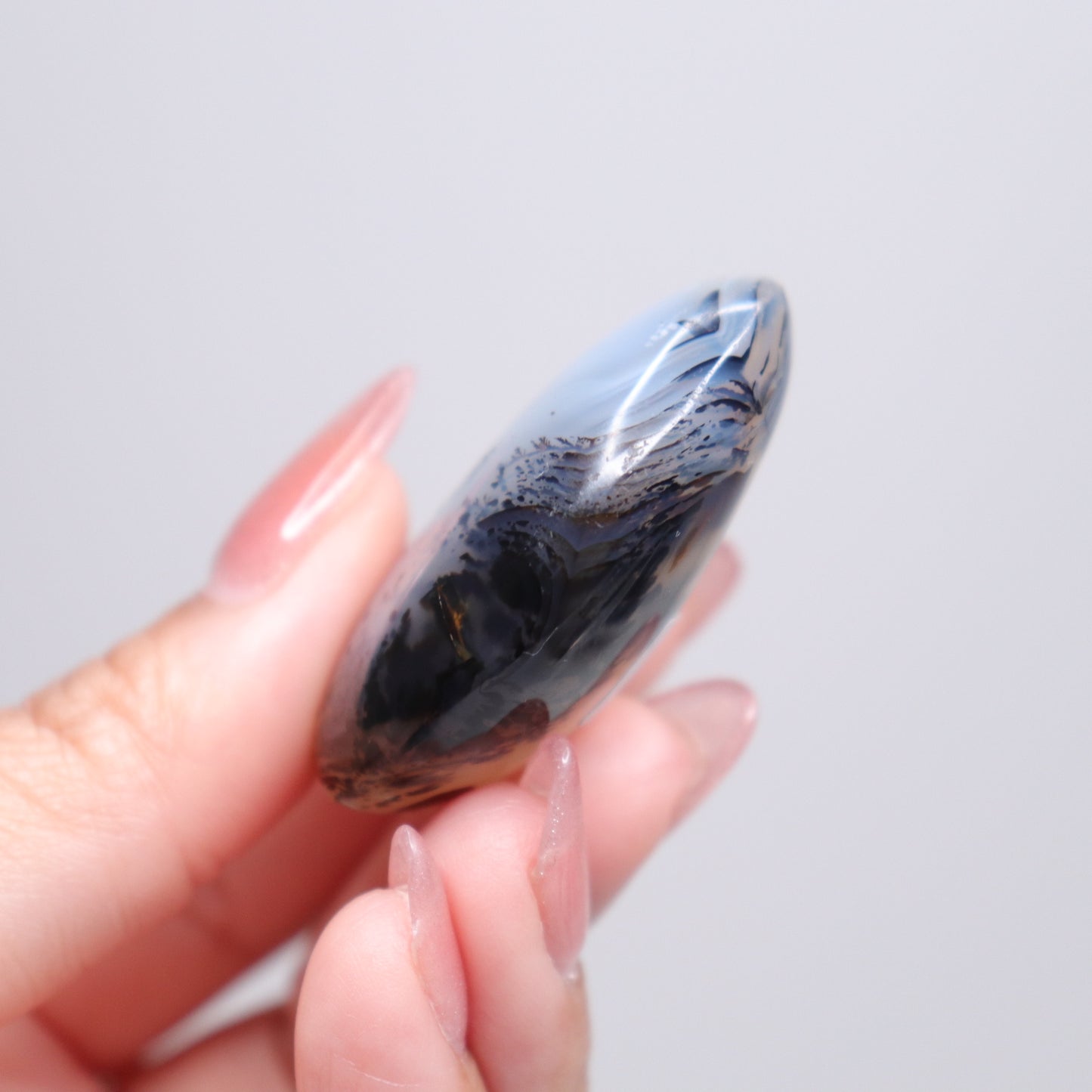 Dendritic Agate Palm Stone | 4