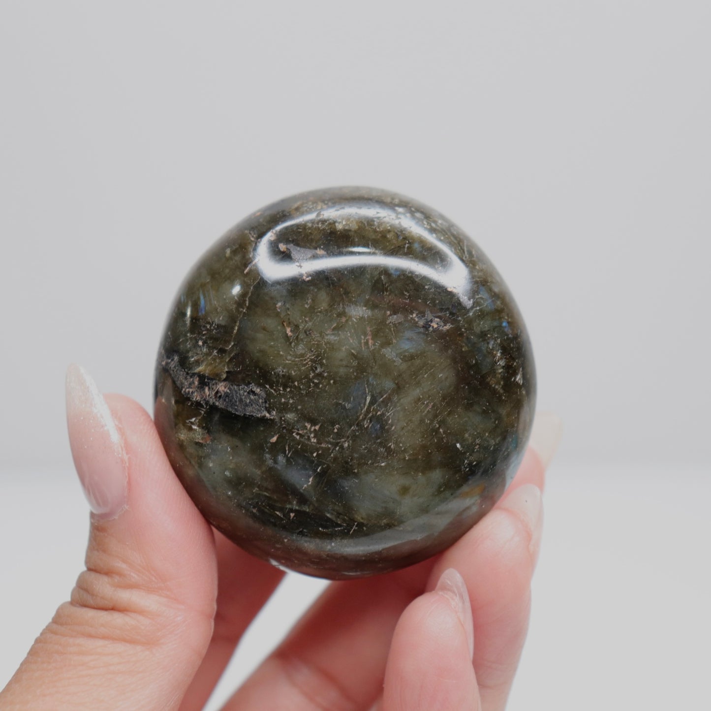 Labradorite Palm Stone 73