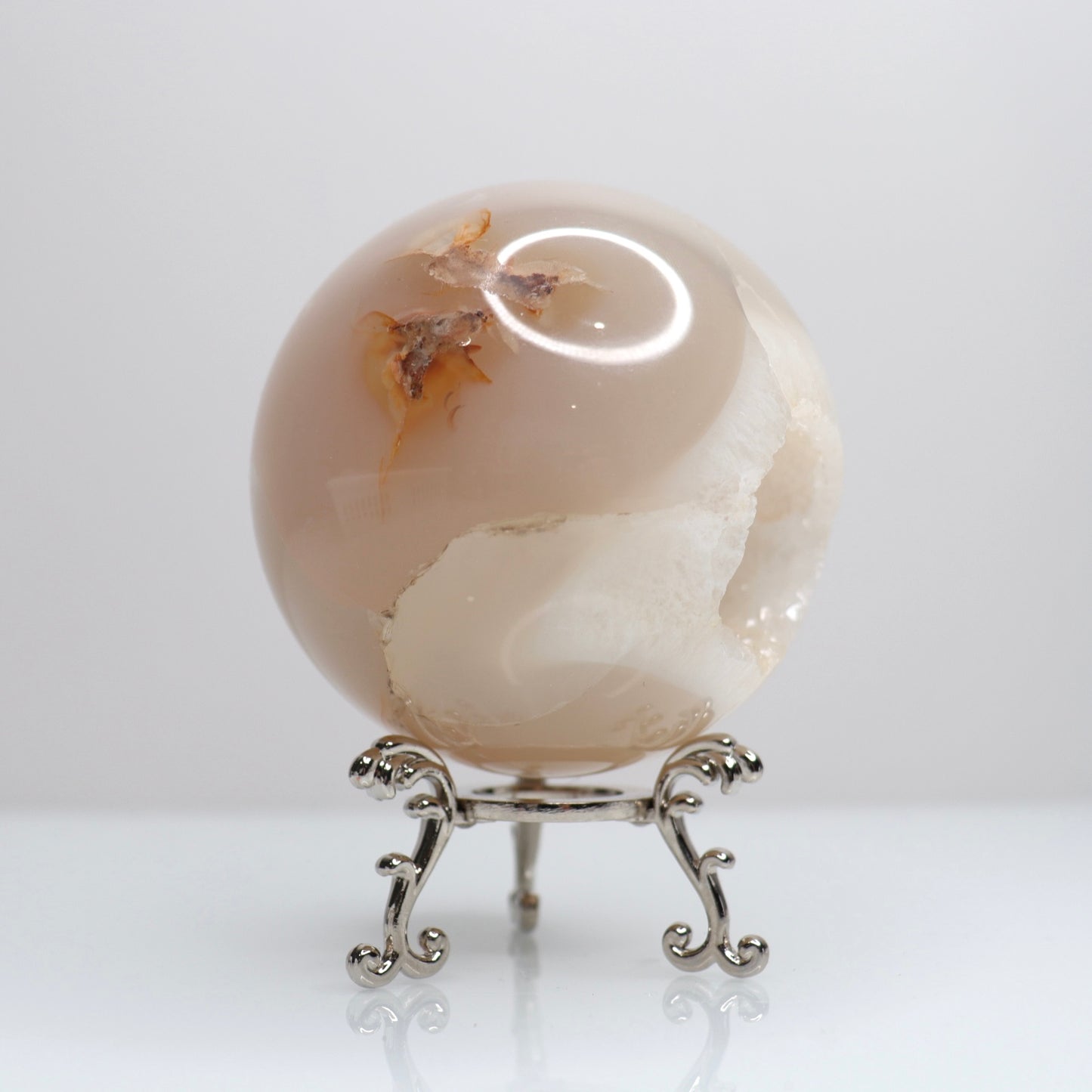 Druzy Agate Sphere 4 * REPAIRED*