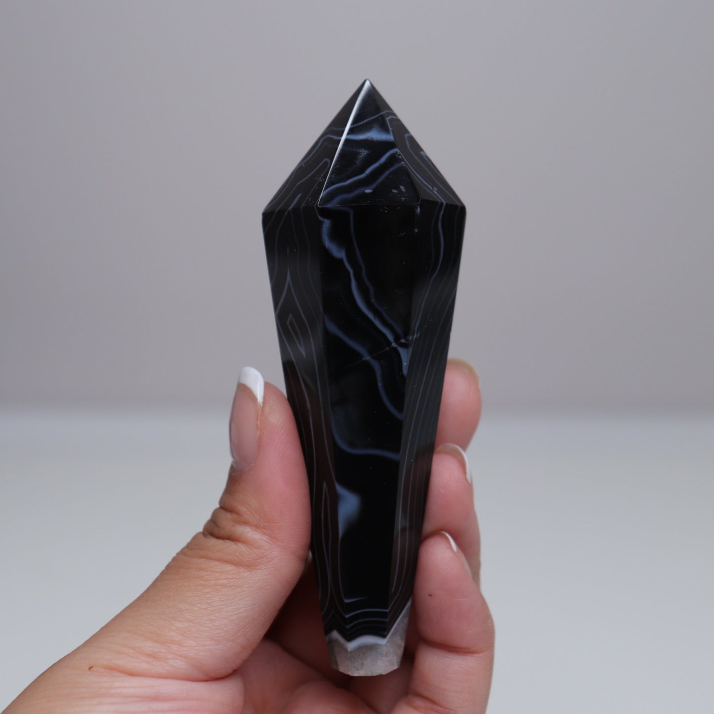 Black Agate Wand | 1