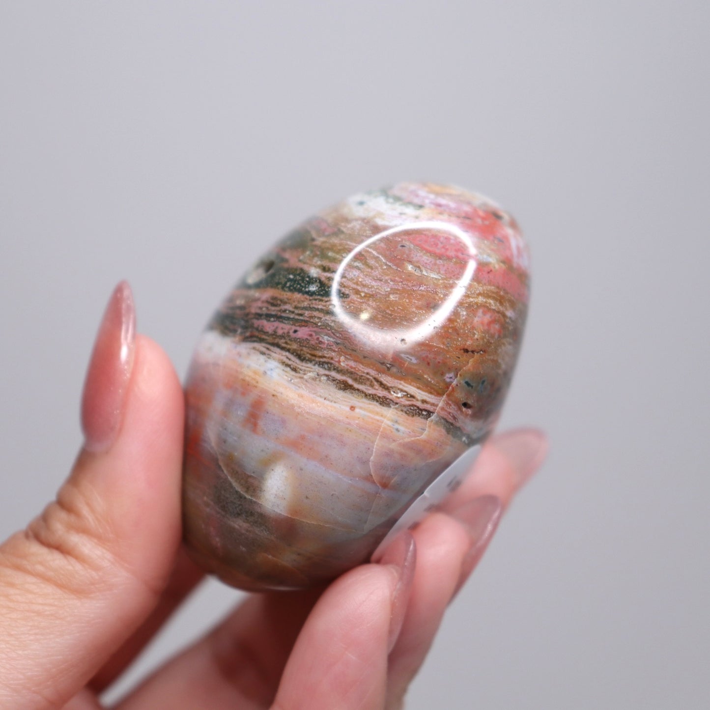 Ocean Jasper Palm Stone | 23