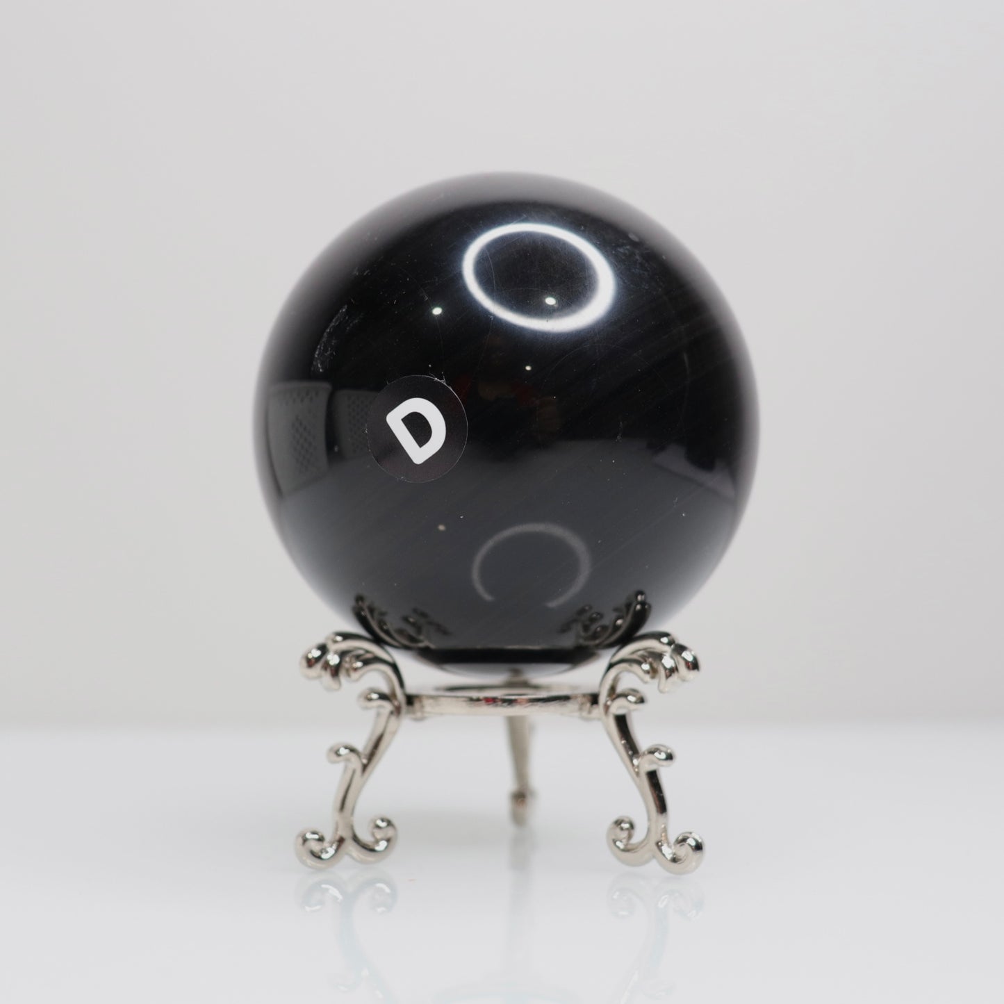 Silver Sheen Obsidian Sphere | D