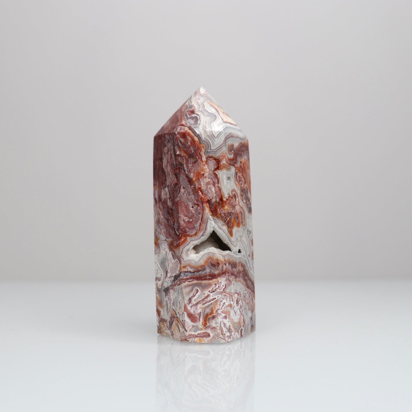 Mexican Lace Agate Tower | 1*