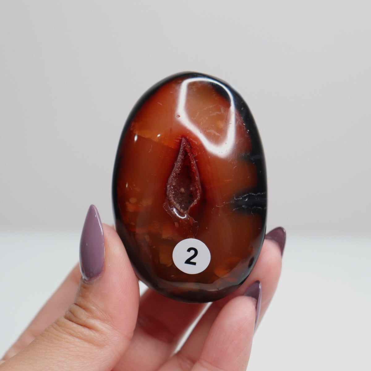 Carnelian Palm Stone 2