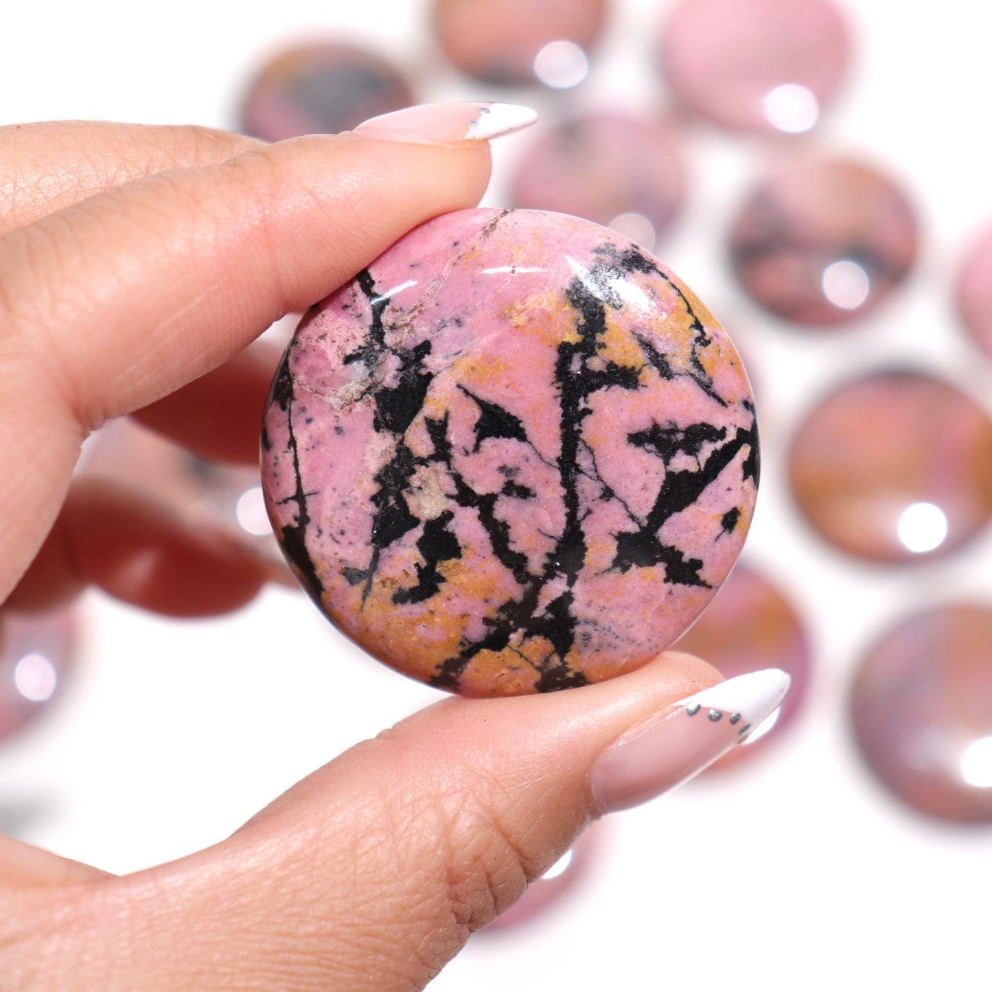 Rhodonite Flat Stones