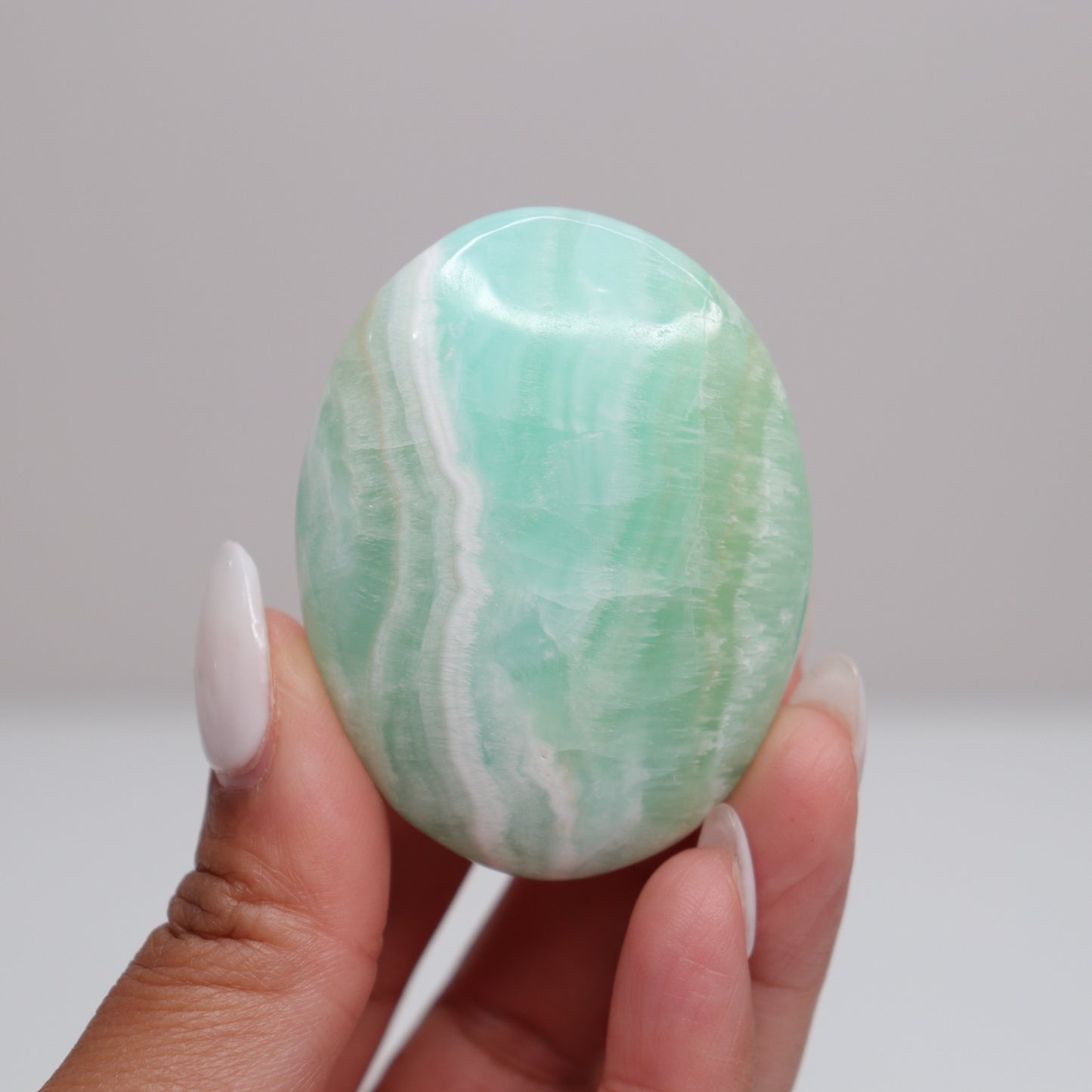 Caribbean Calcite Palm Stone | F