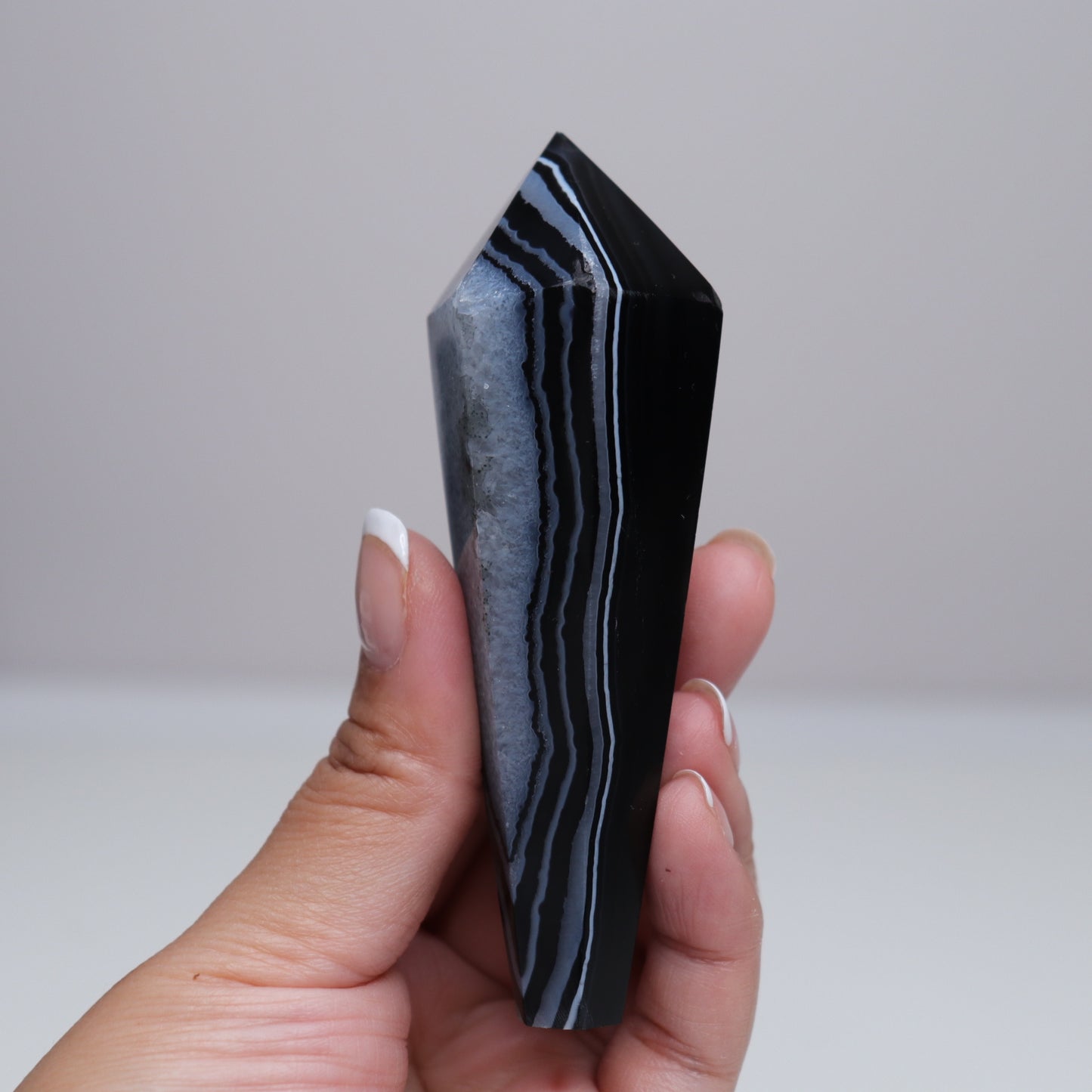 Black Agate Wand | 3*