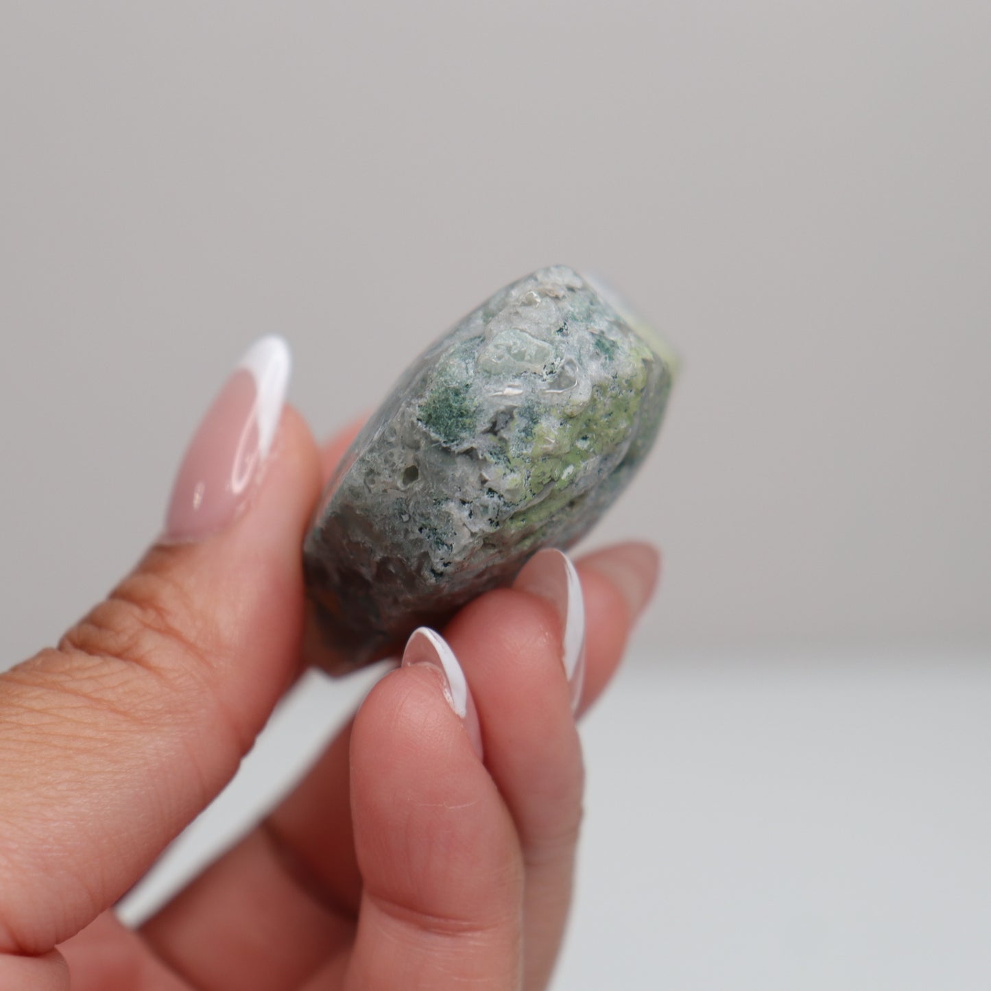 Moss Agate Heart | L