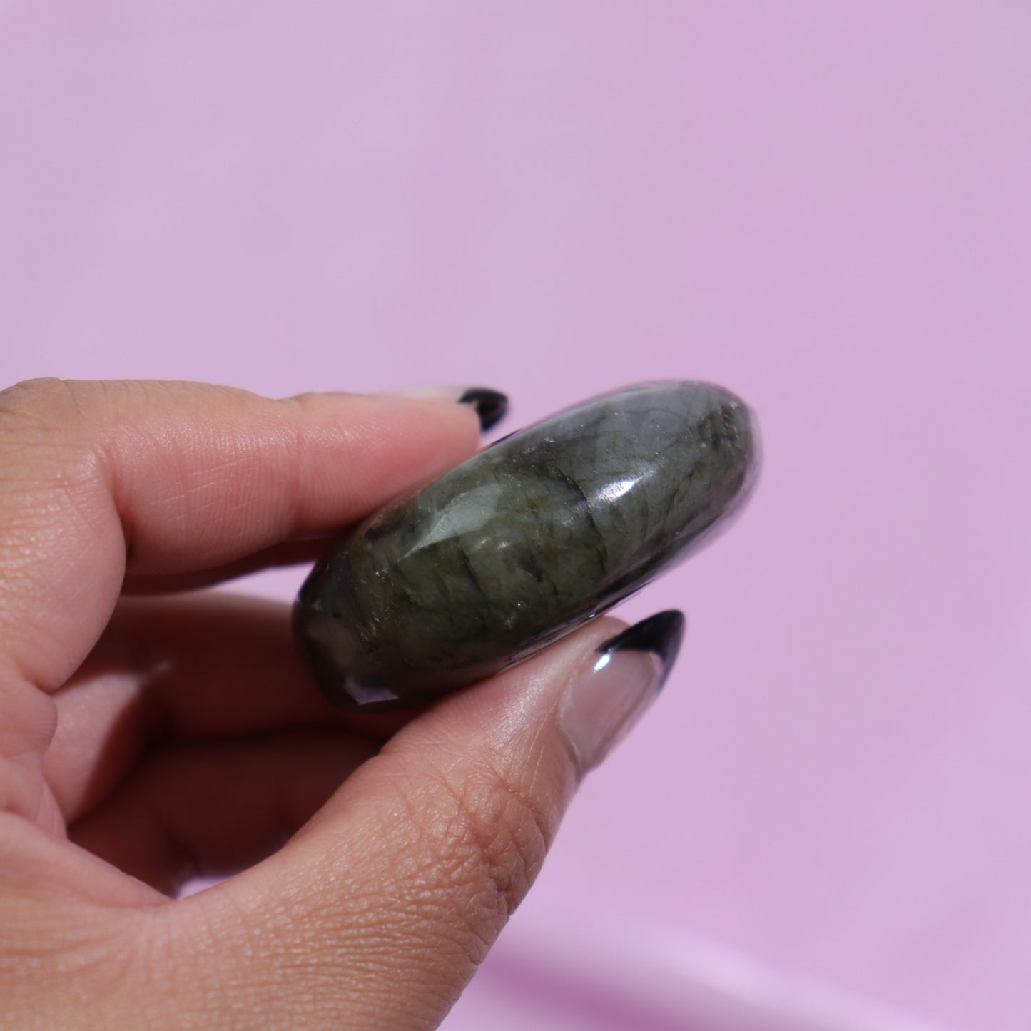 Labradorite Palm Stone | 7