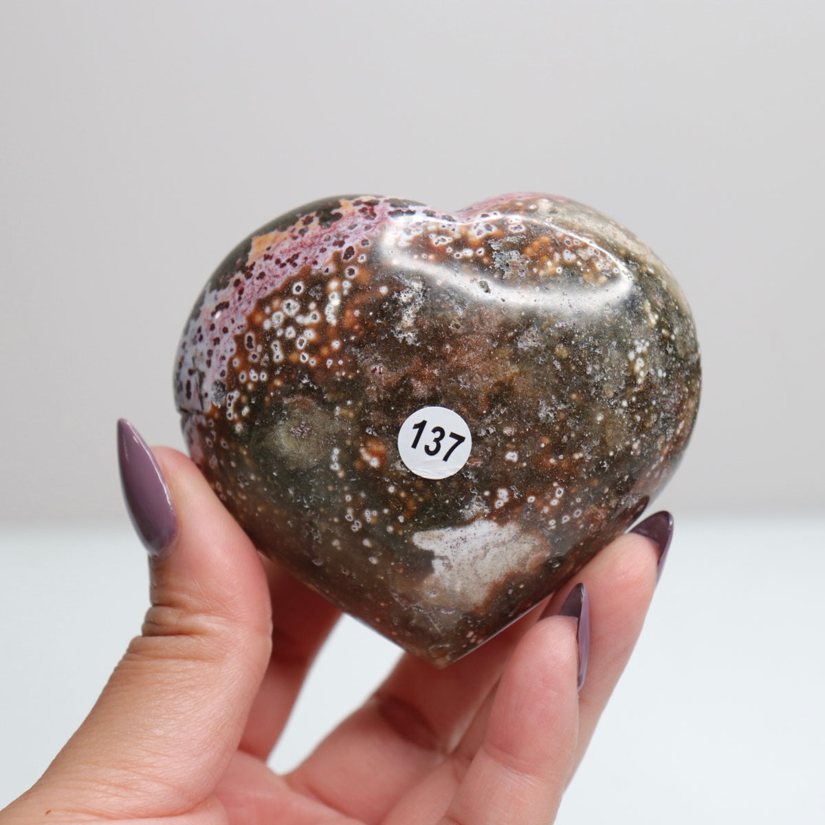 Ocean Jasper Heart 137*
