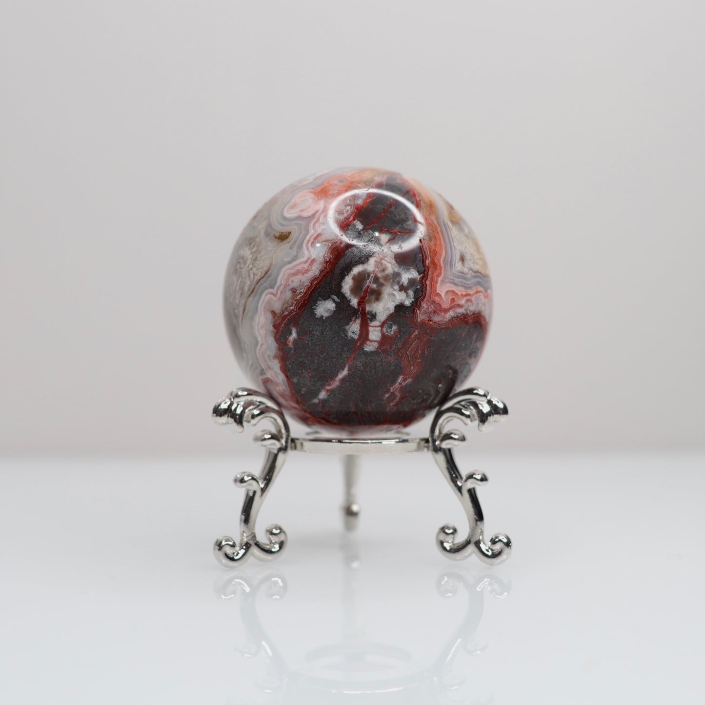 Mexican Lace Agate Sphere | 10
