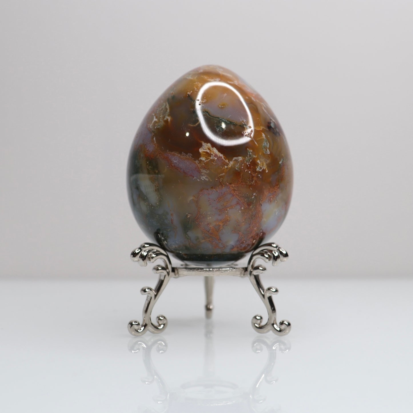 Moss Agate Egg | 24