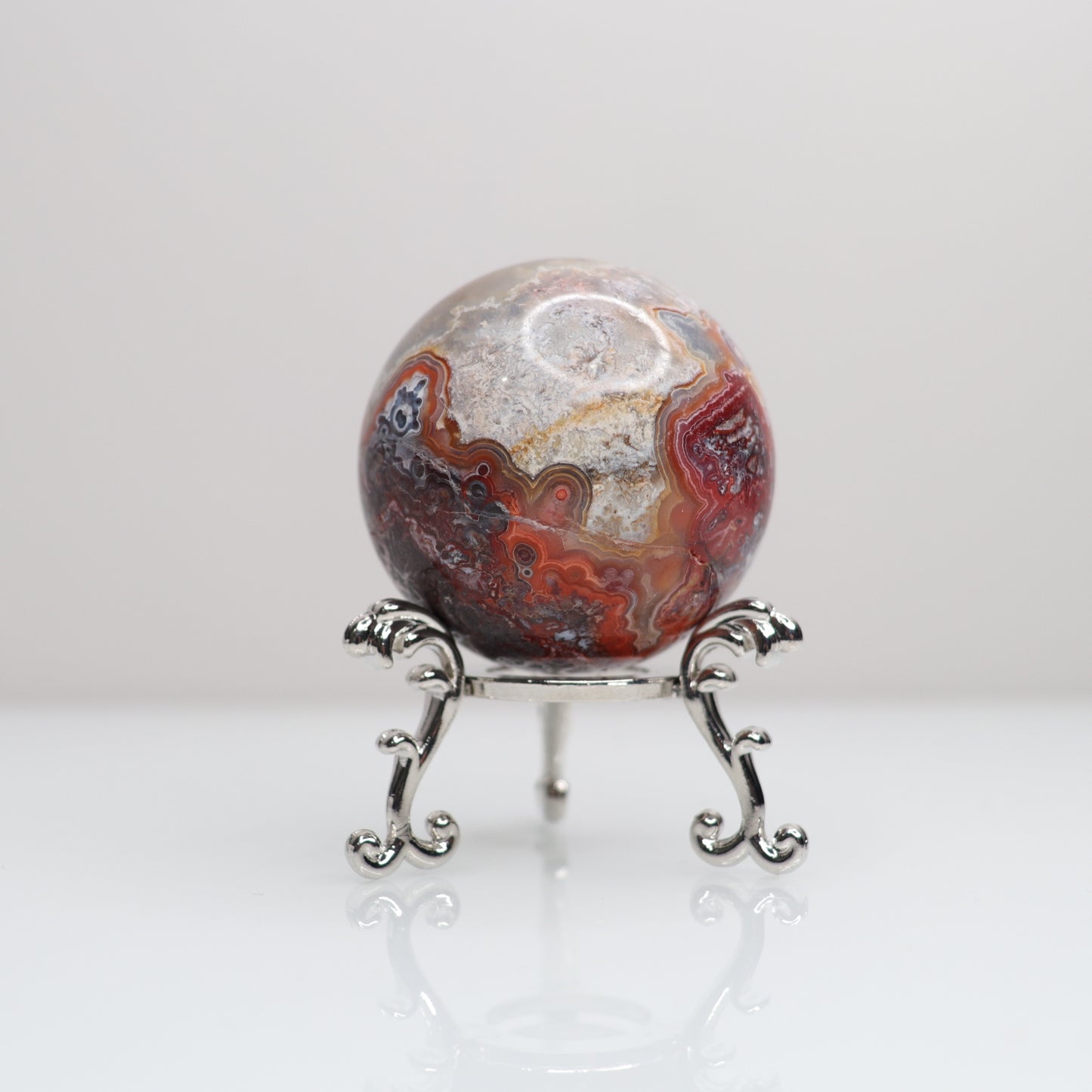 Mexican Lace Agate Sphere | 12