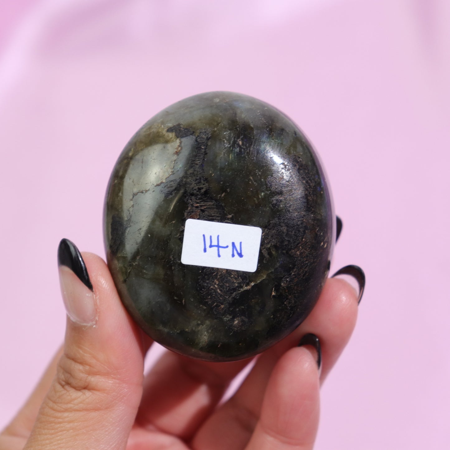 Labradorite Palm Stone | 12