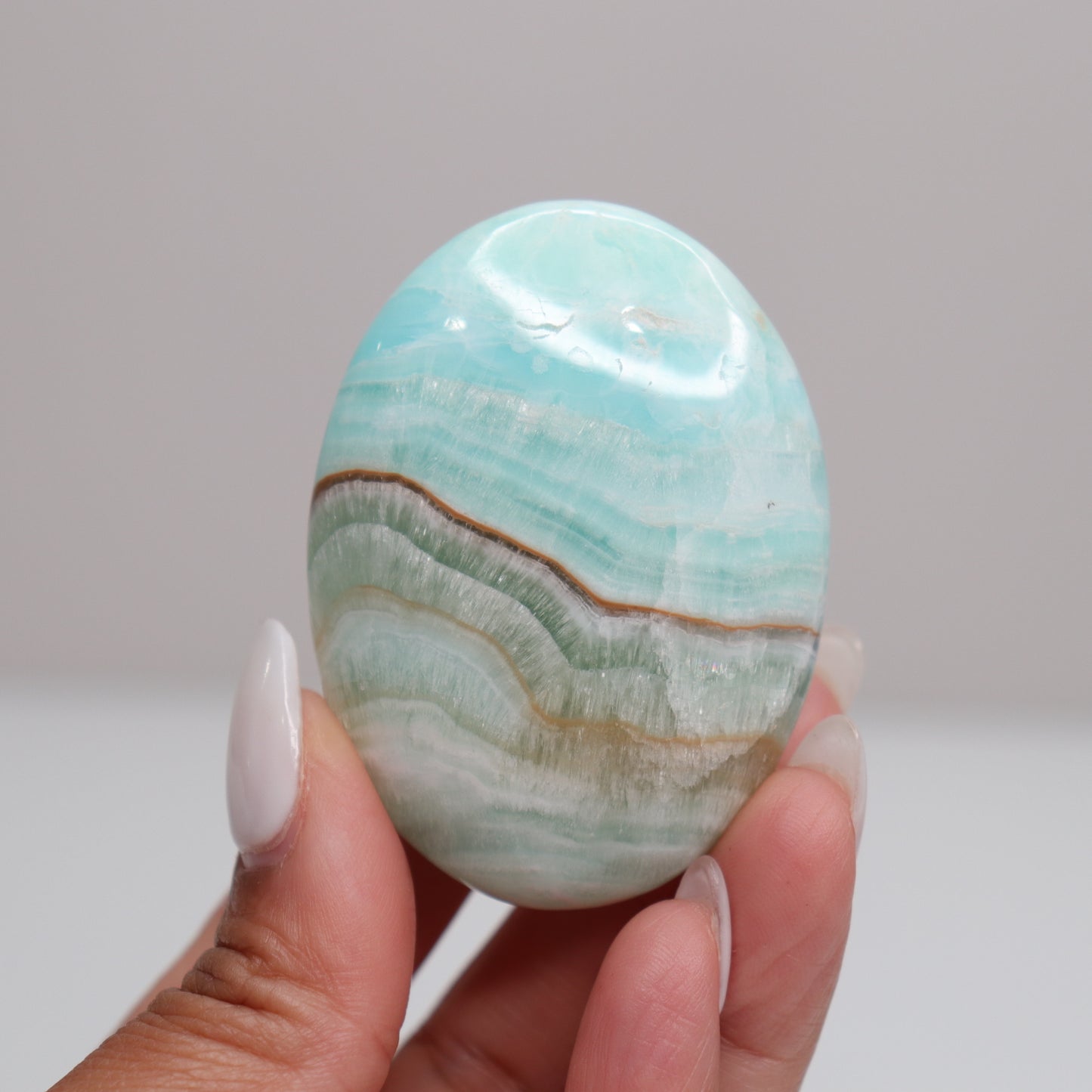 Caribbean Calcite Palm Stone | C