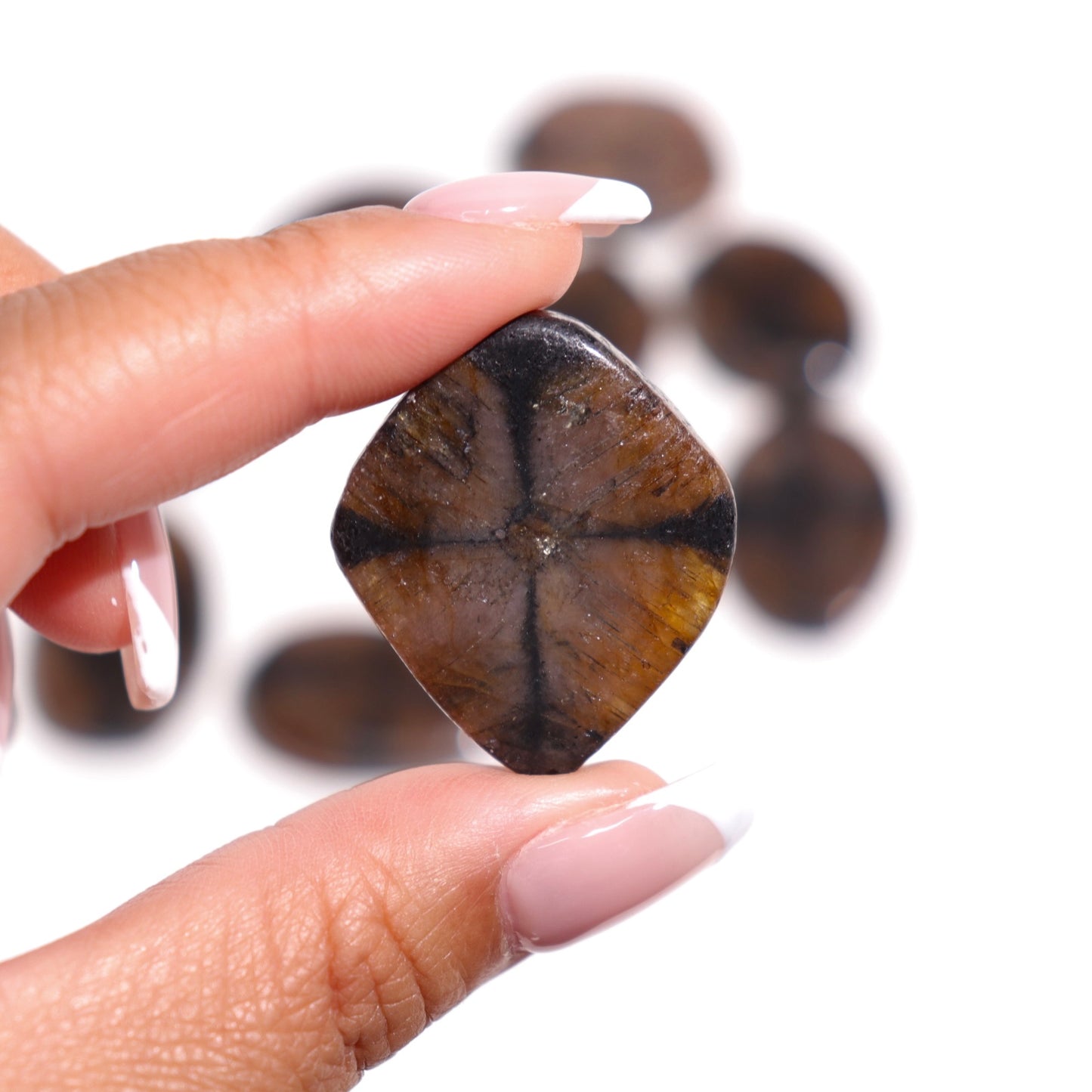 Chiastiolite Flat Stones