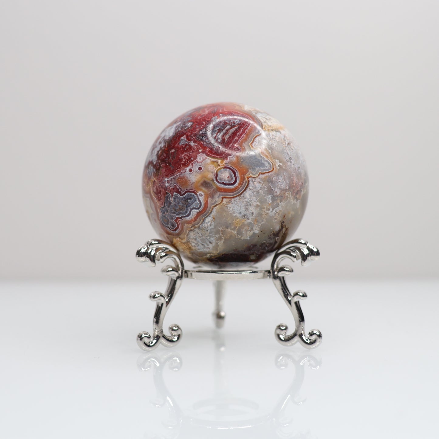 Mexican Lace Agate Sphere | 12