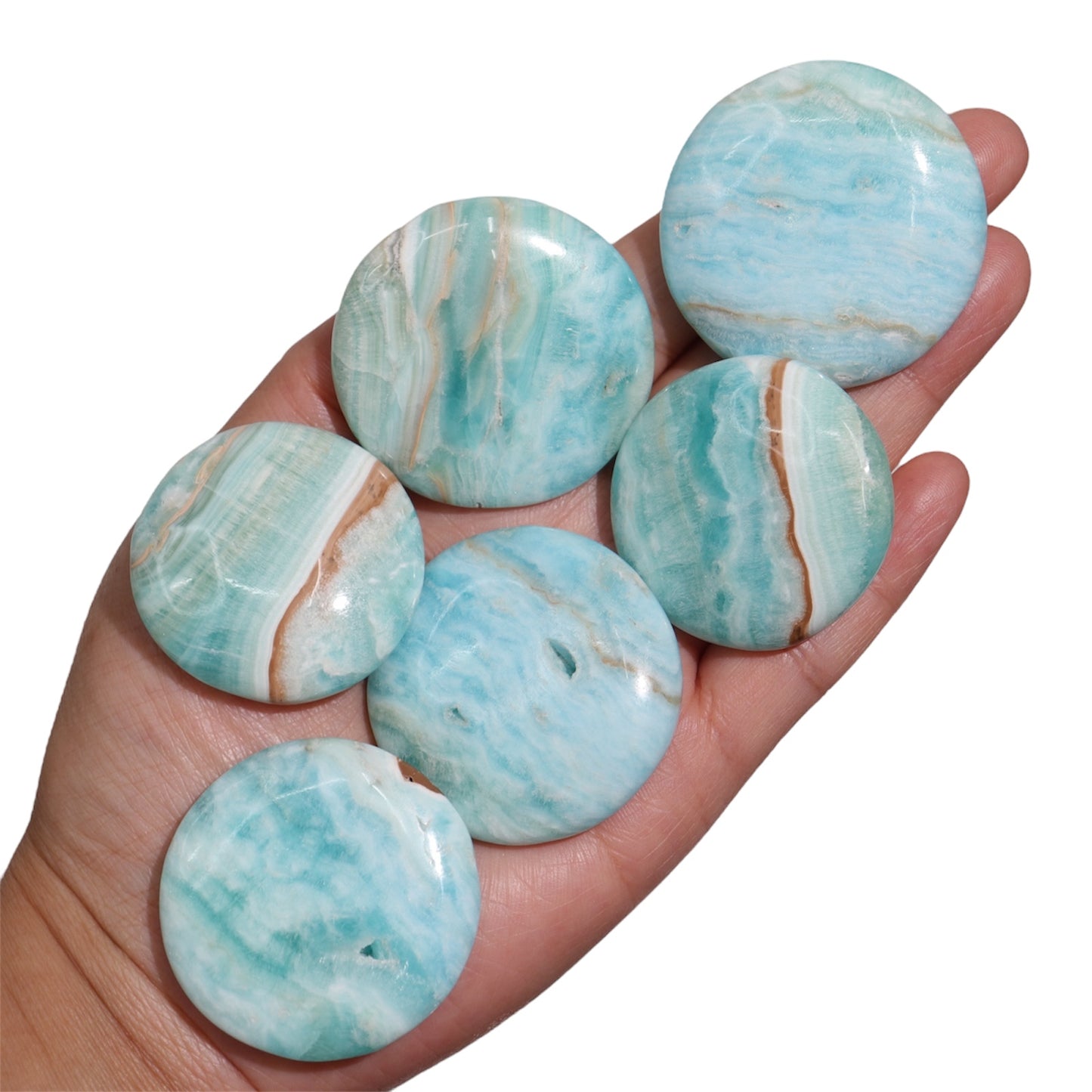 Aragonite Flat Stones