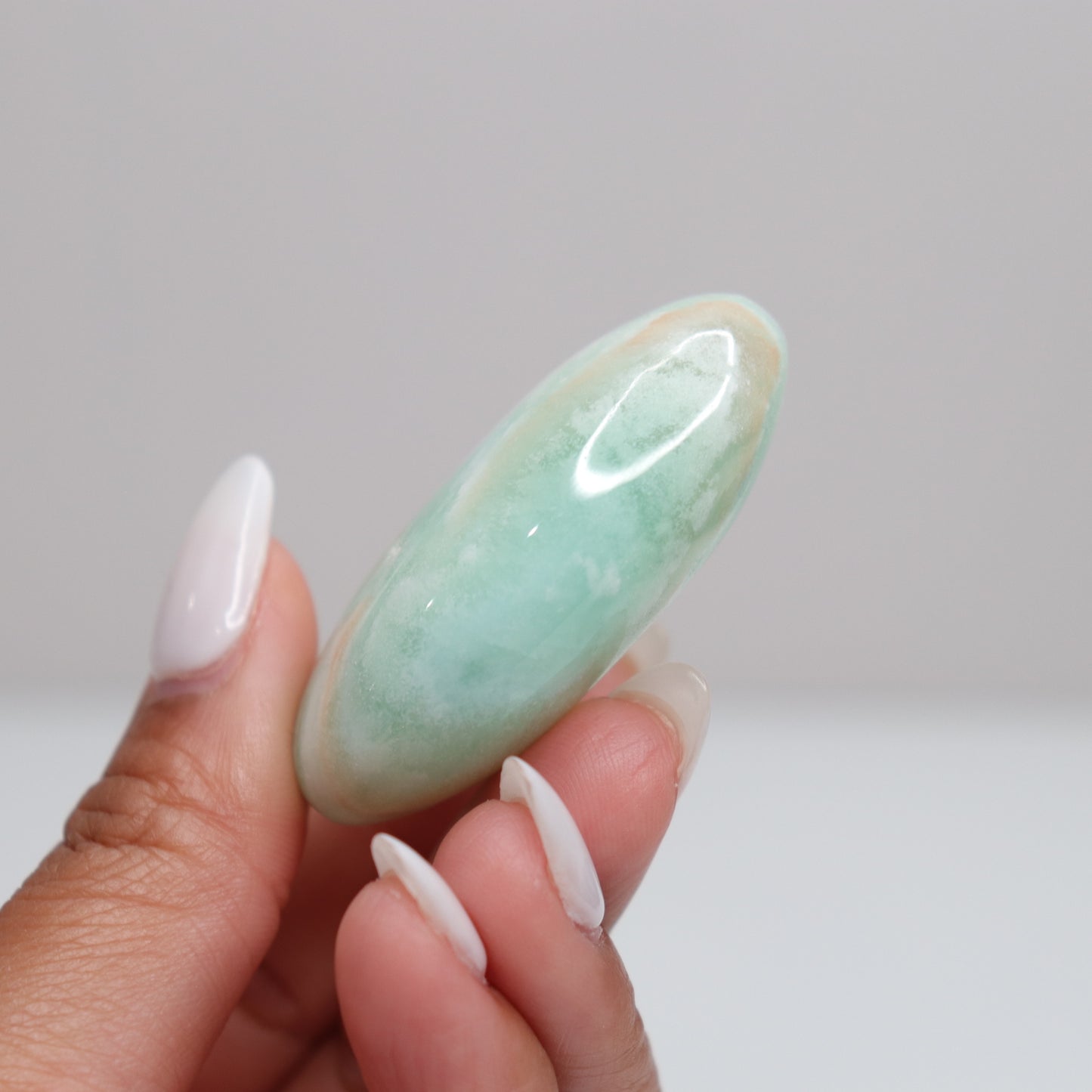 Caribbean Calcite Palm Stone | M