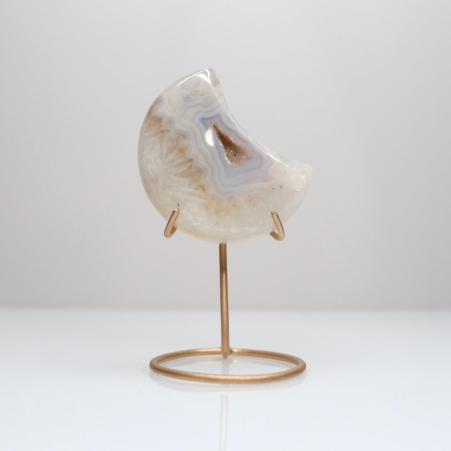 Druzy Agate Moon | A