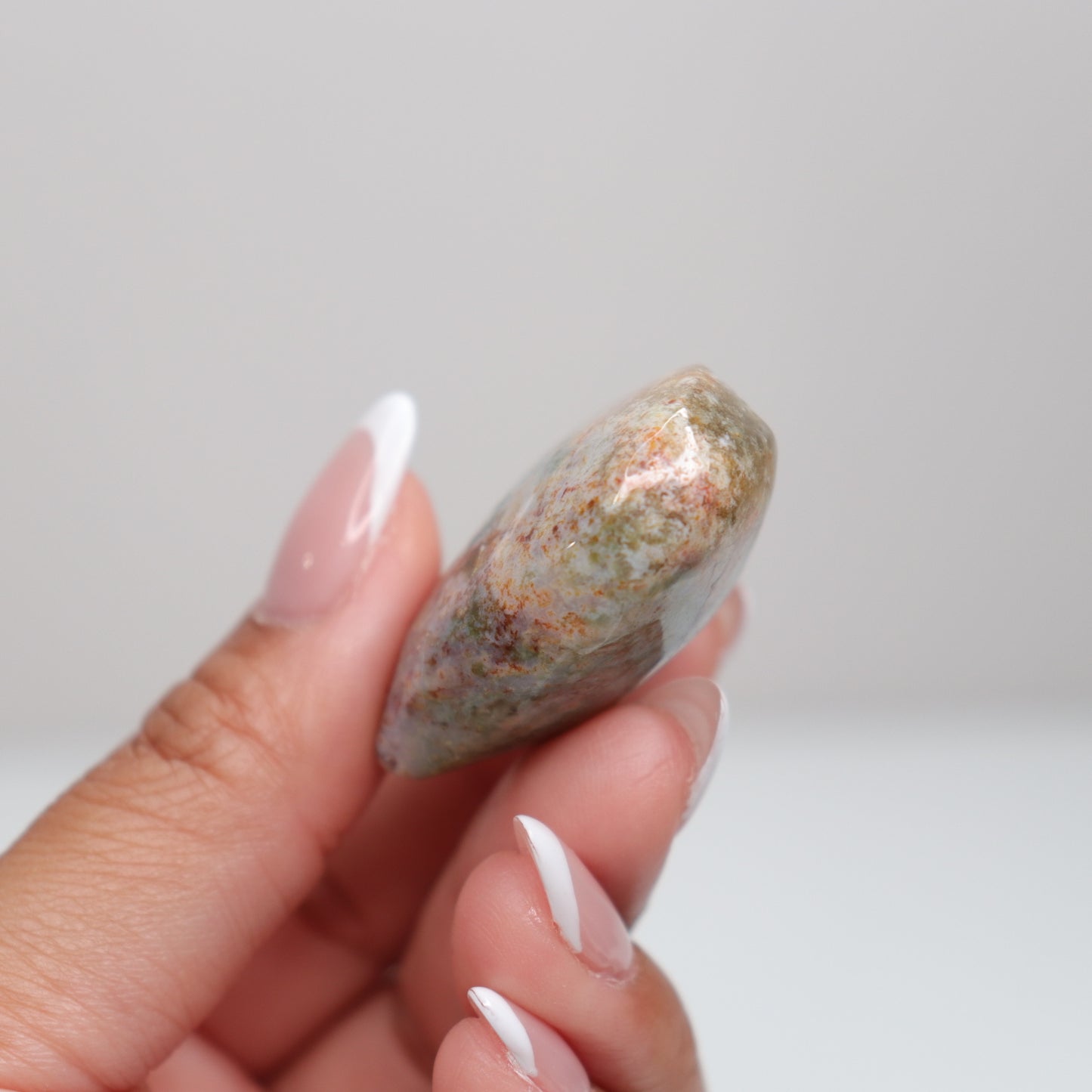 Moss Agate Heart | E