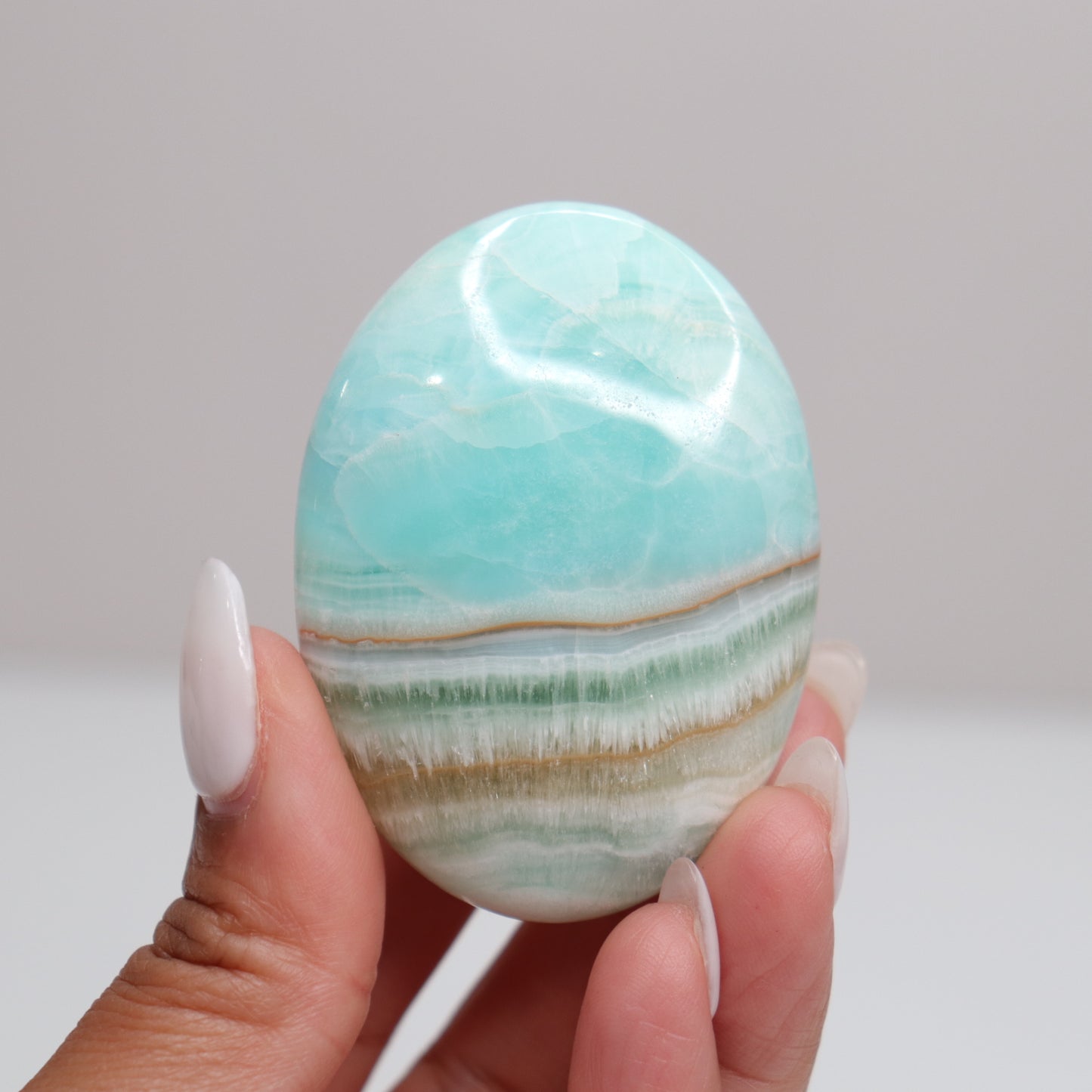 Caribbean Calcite Palm Stone | C
