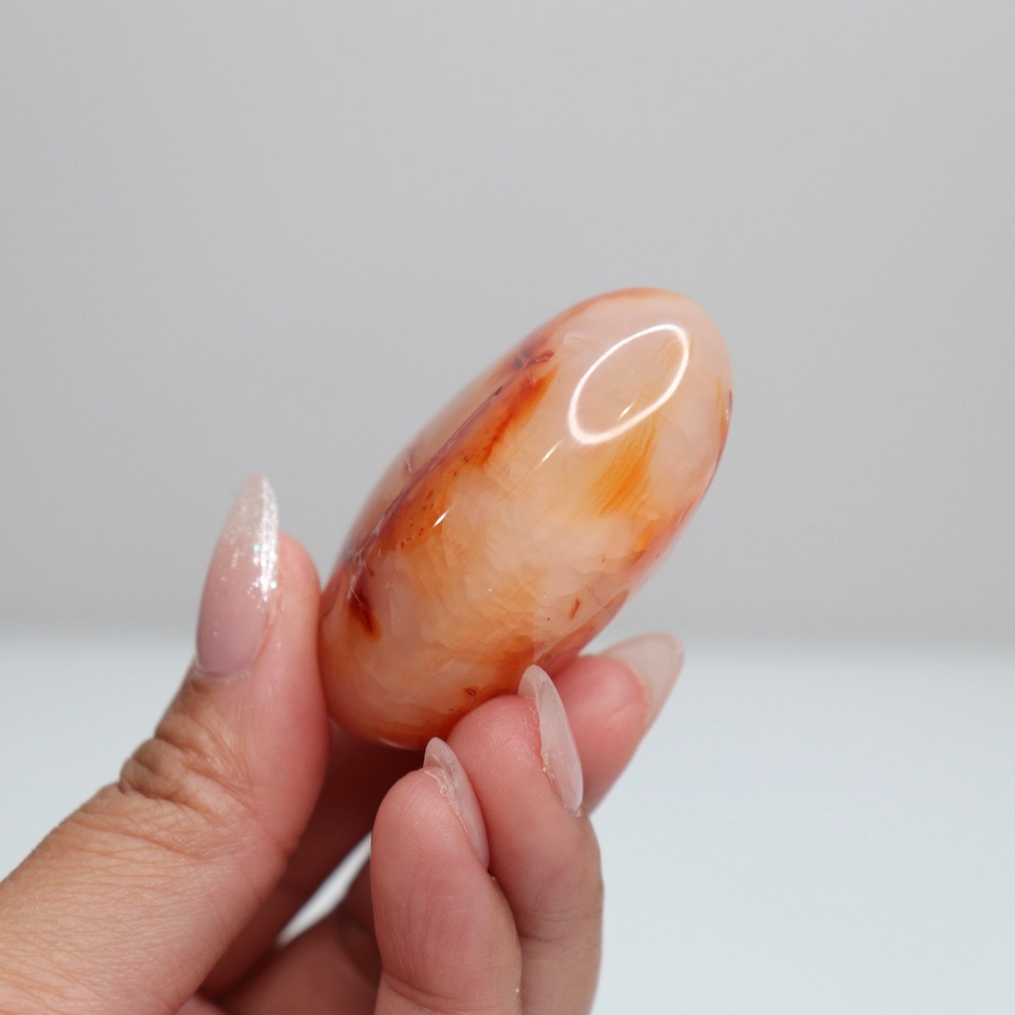 Carnelian Palm Stone 98