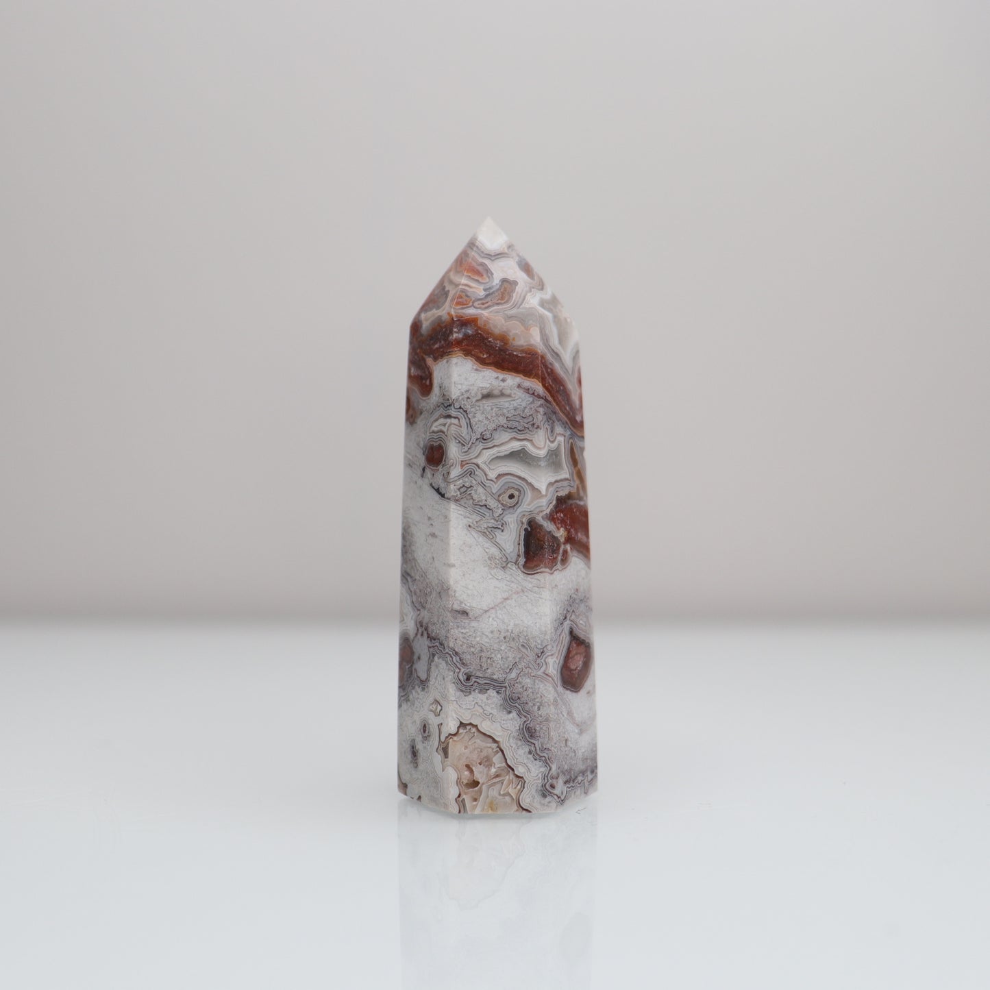 Crazy Lace Agate Tower 9