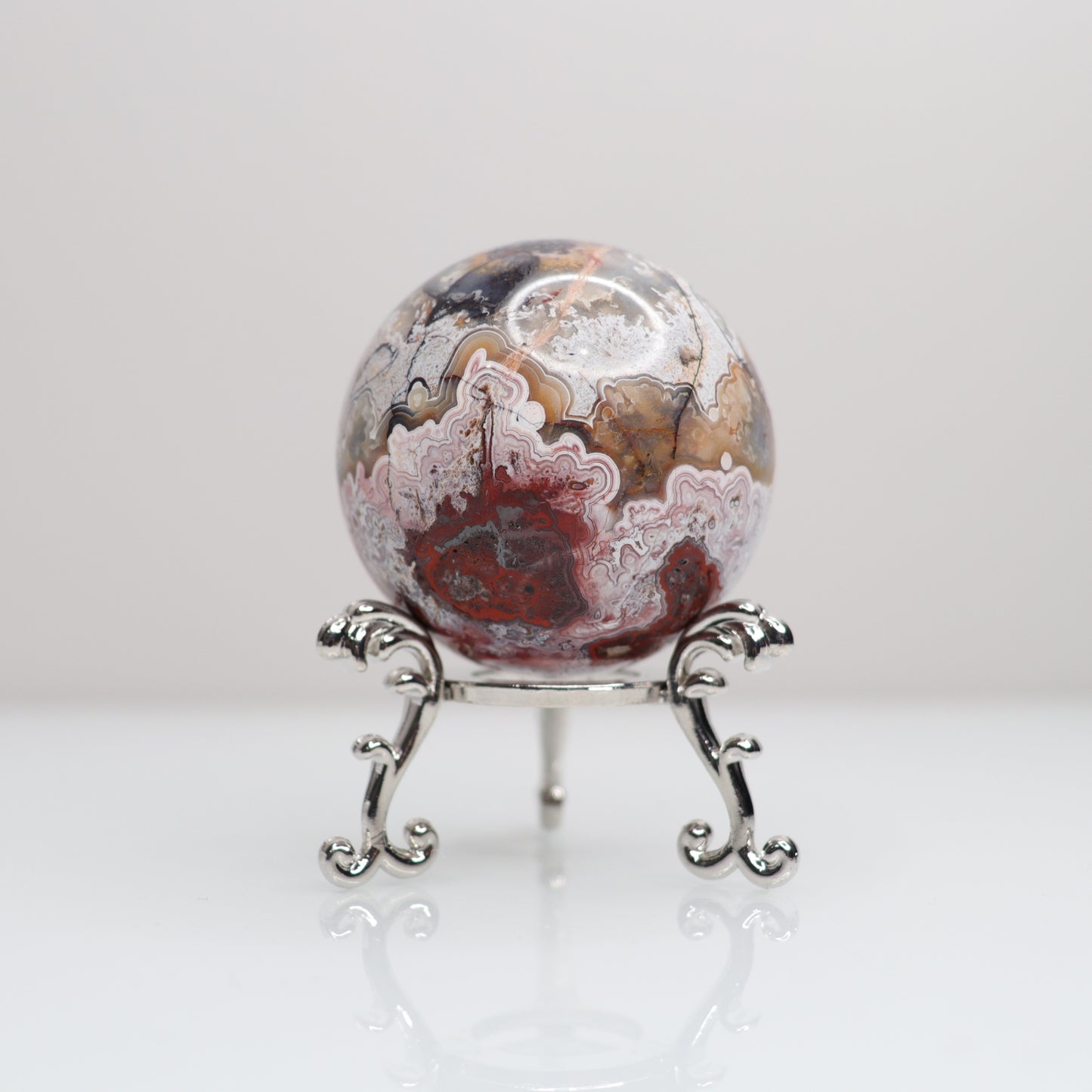Mexican Lace Agate Sphere | 13