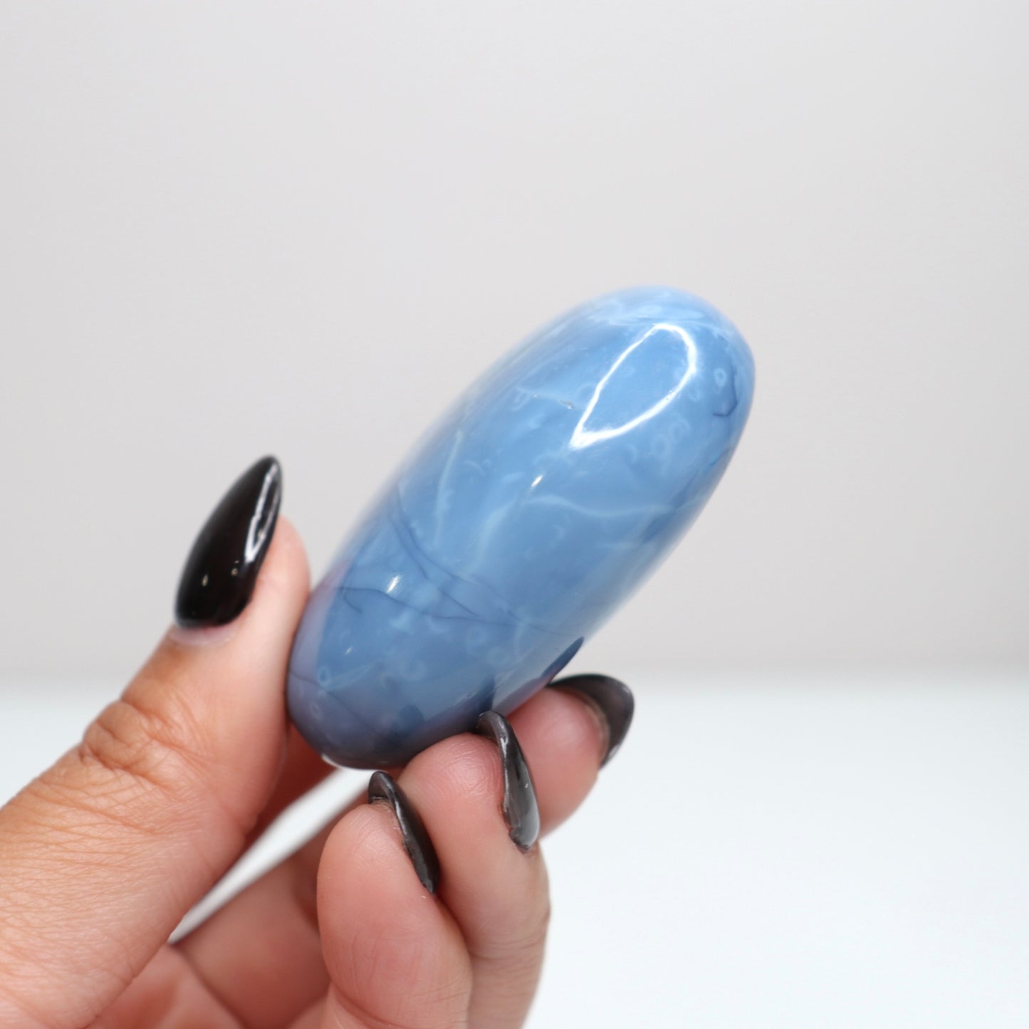 Blue Opal Palm Stone 42