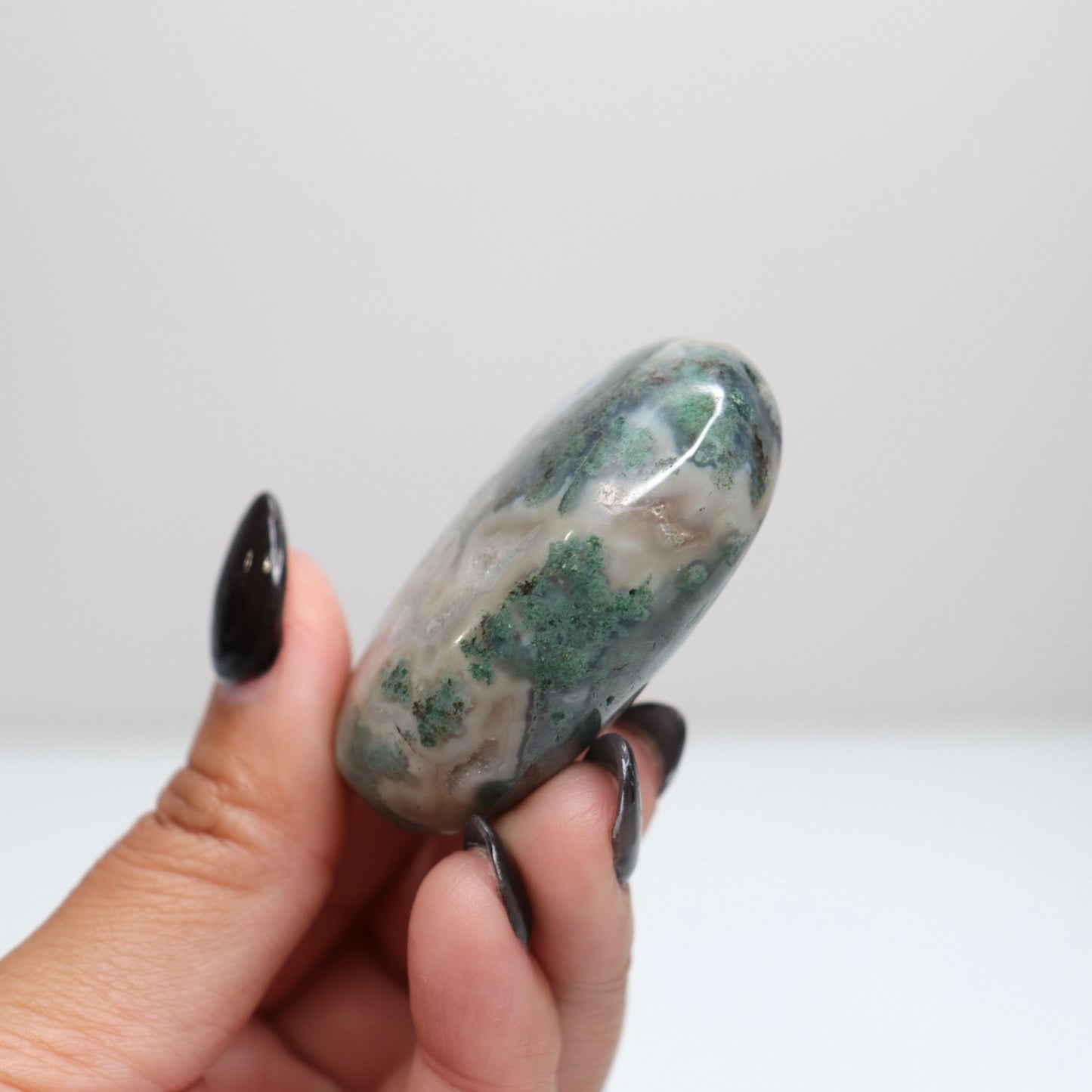 Moss Agate Palm Stone 29