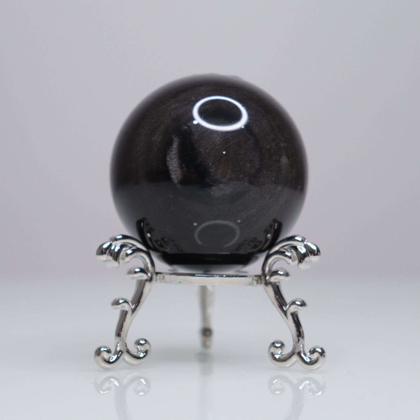 Silver Sheen Obsidian Sphere | 3