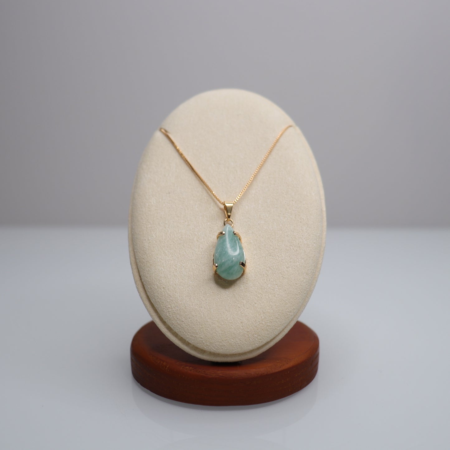 18k Gold Plated Amazonite Necklace | 2