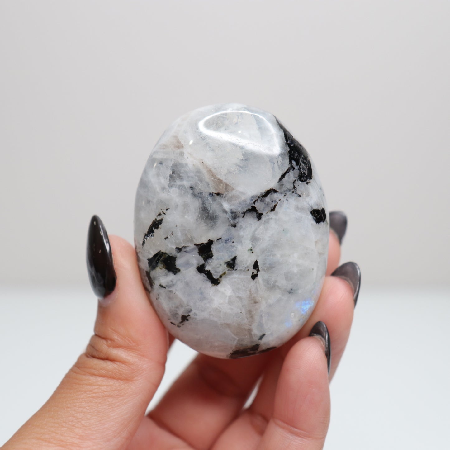 Rainbow Moonstone Palm Stone 67