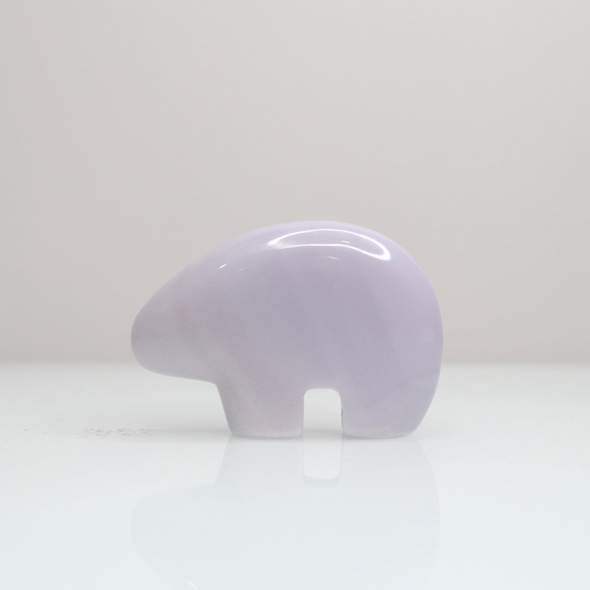 Lavender Fluorite Bear 107