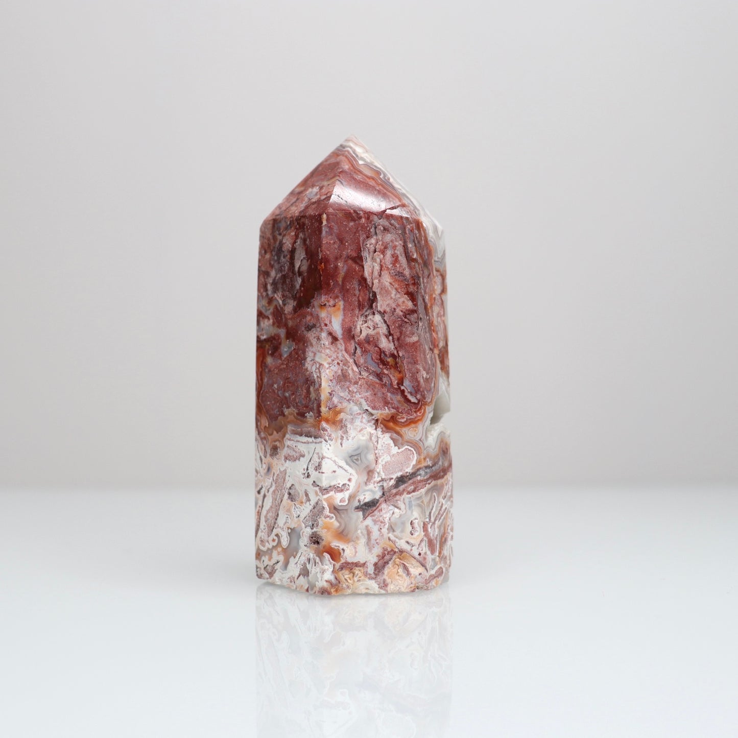 Mexican Lace Agate Tower | 1*