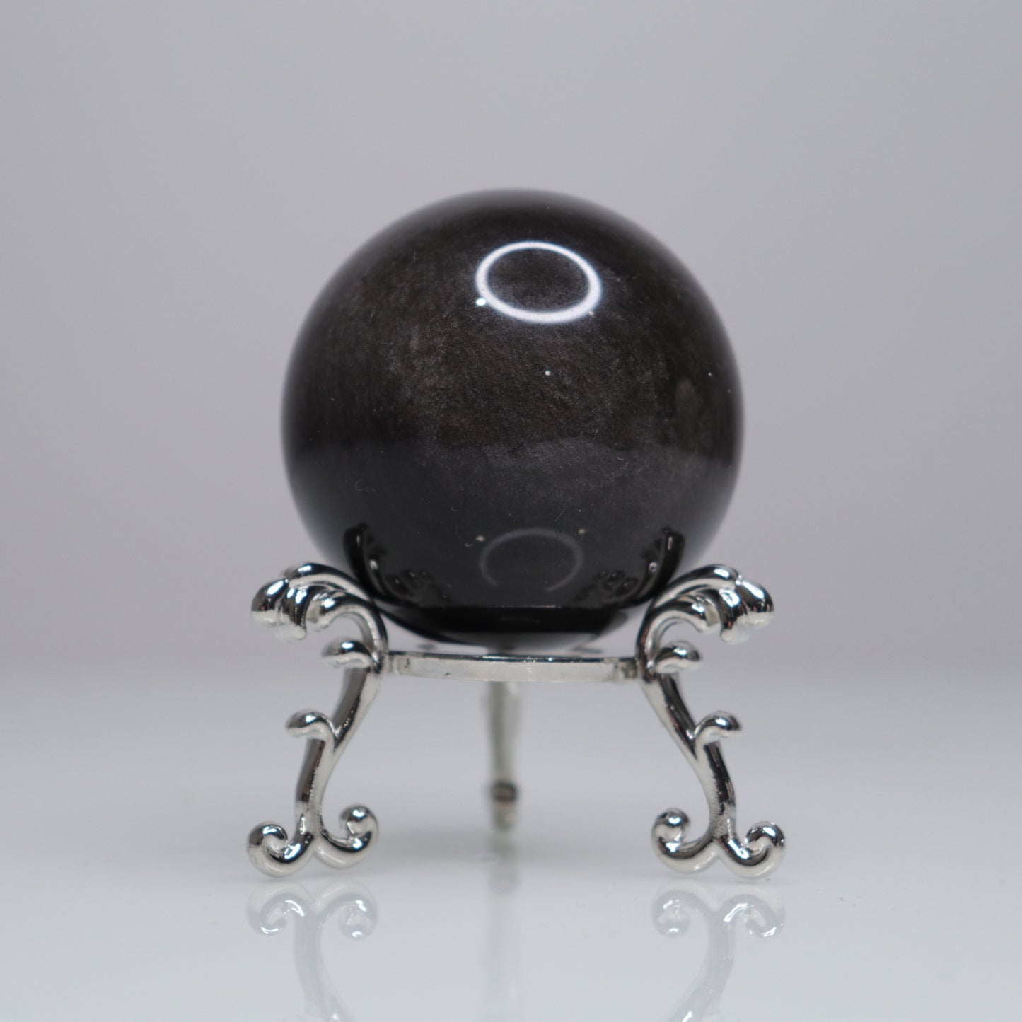 Silver Sheen Obsidian Sphere | 3