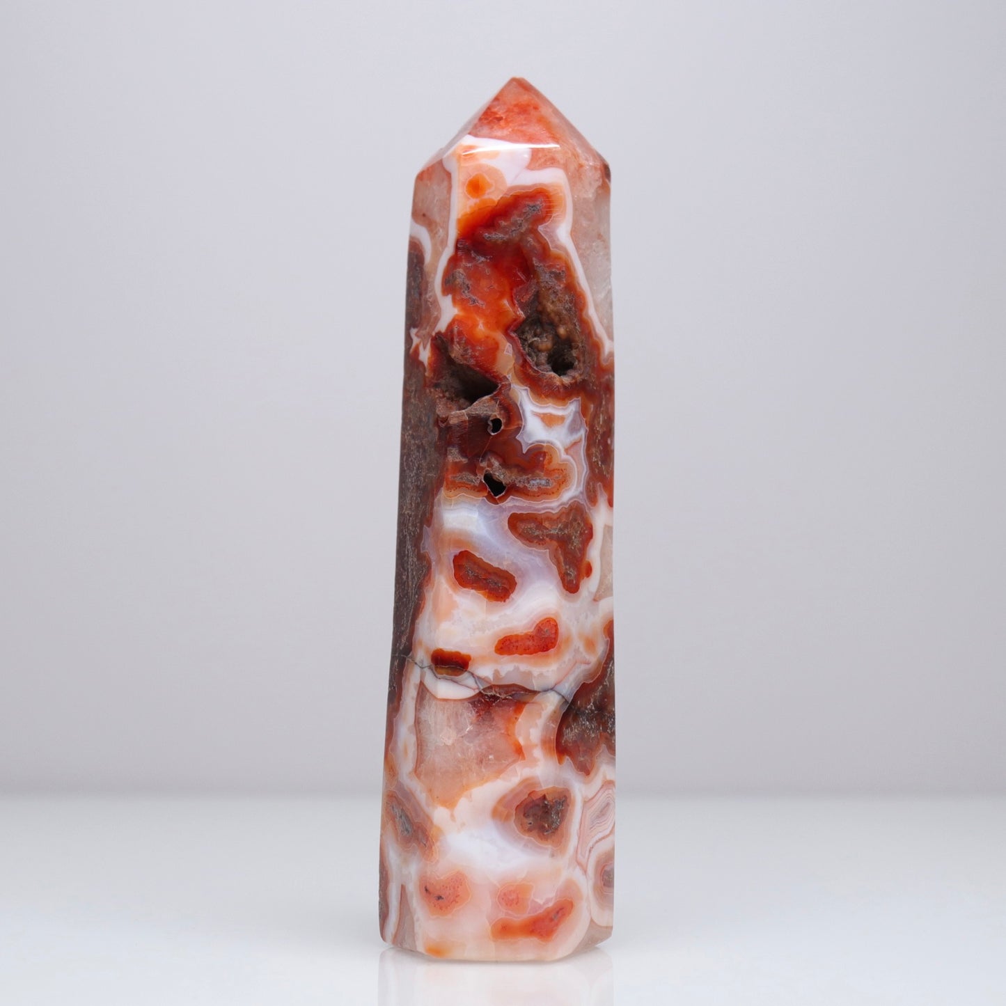 Carnelian X Moss Agate Tower | 1*