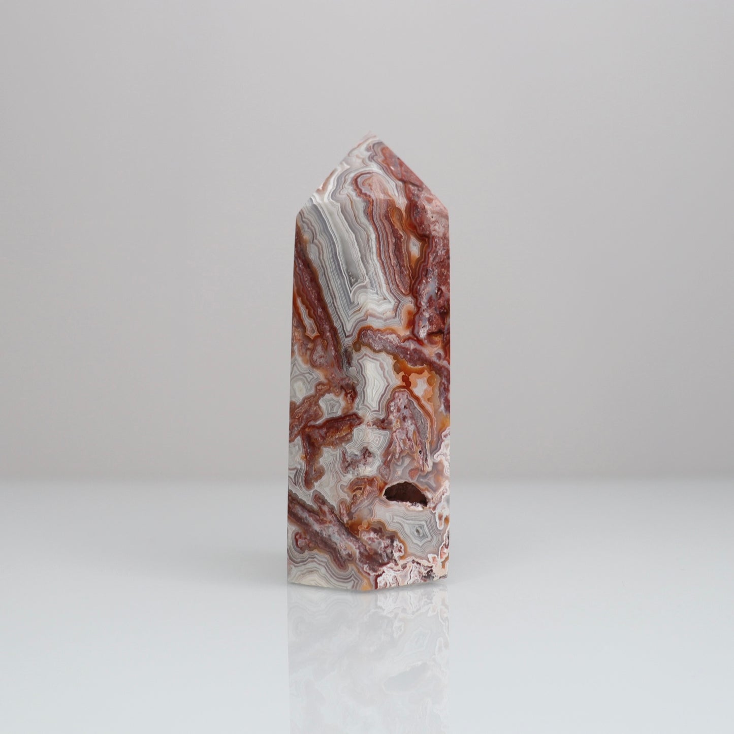 Mexican Lace Agate Tower | 1*