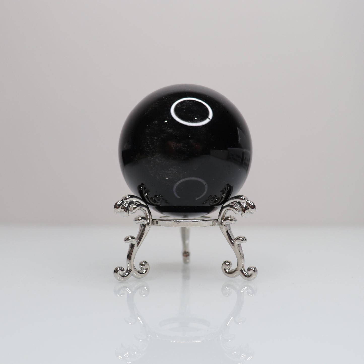 Silver Sheen Obsidian Sphere | 7