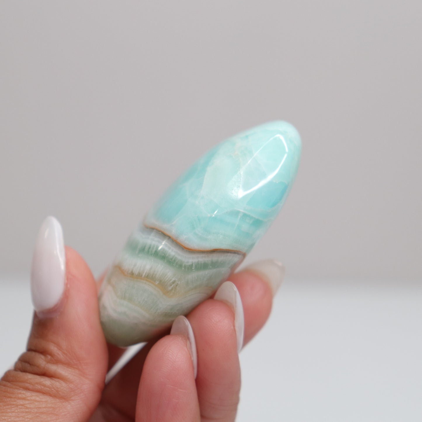 Caribbean Calcite Palm Stone | C