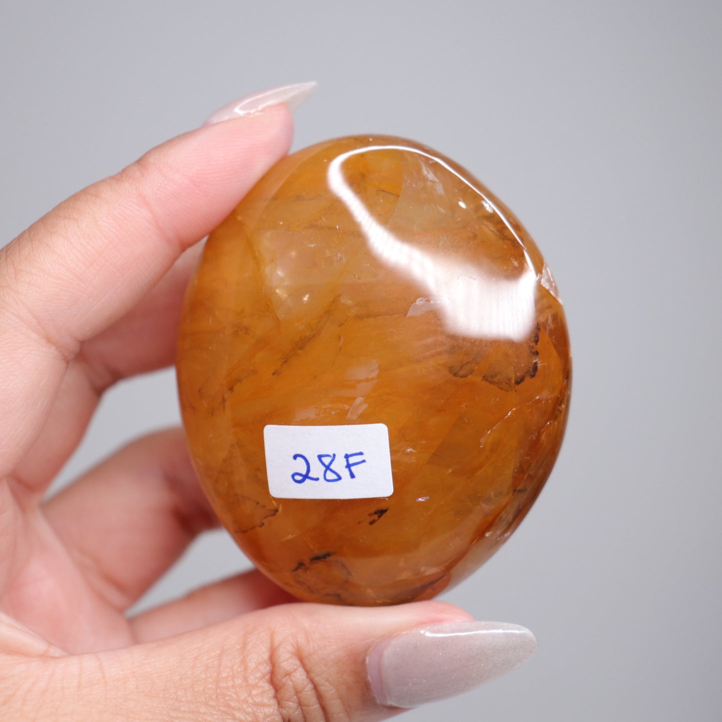 Golden Healer Palm Stone | 2