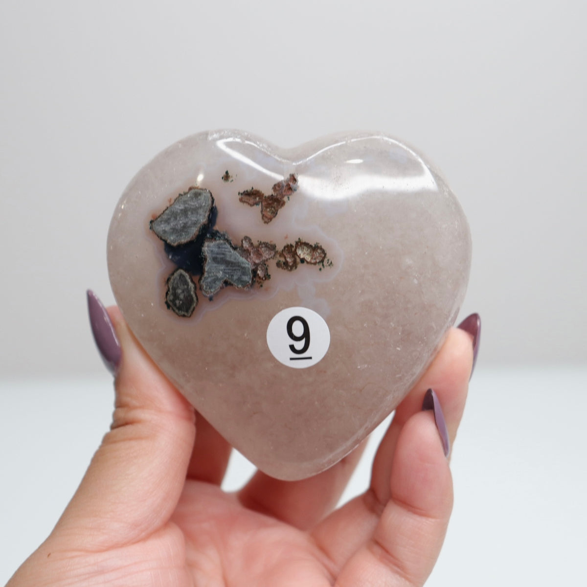 Amethyst Heart 9*