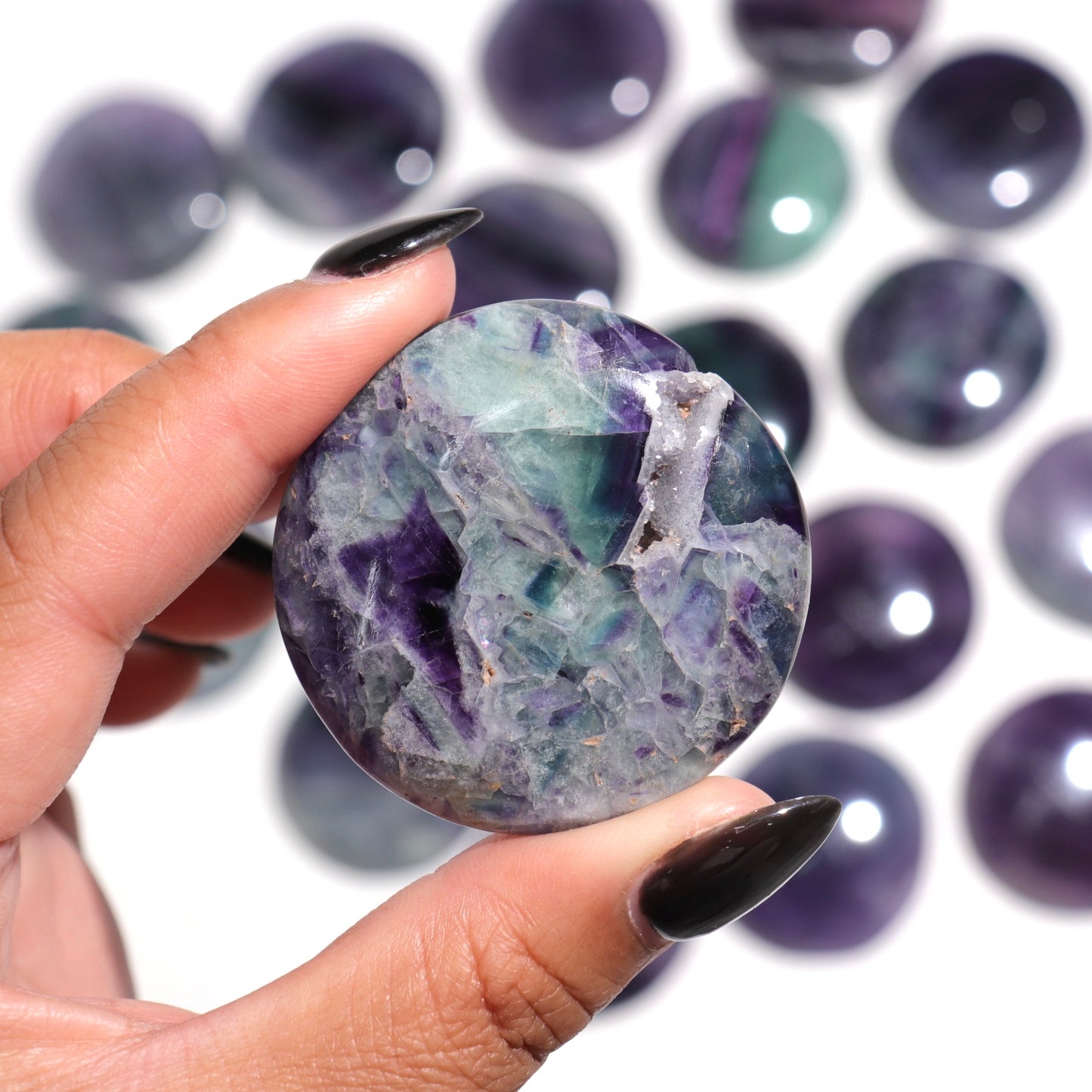 Fluorite Flat Stones