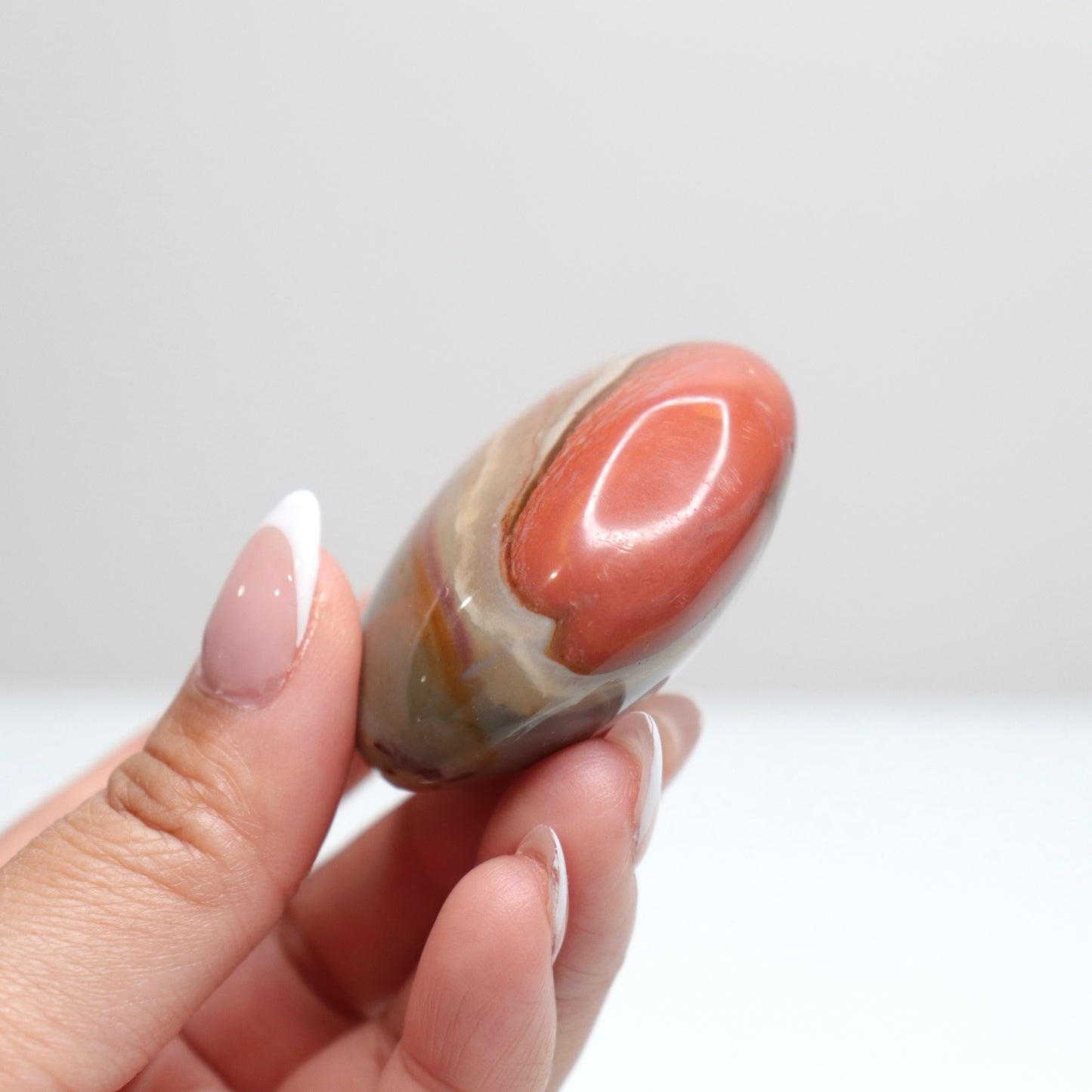 Polychrome Jasper Palm Stone | 12